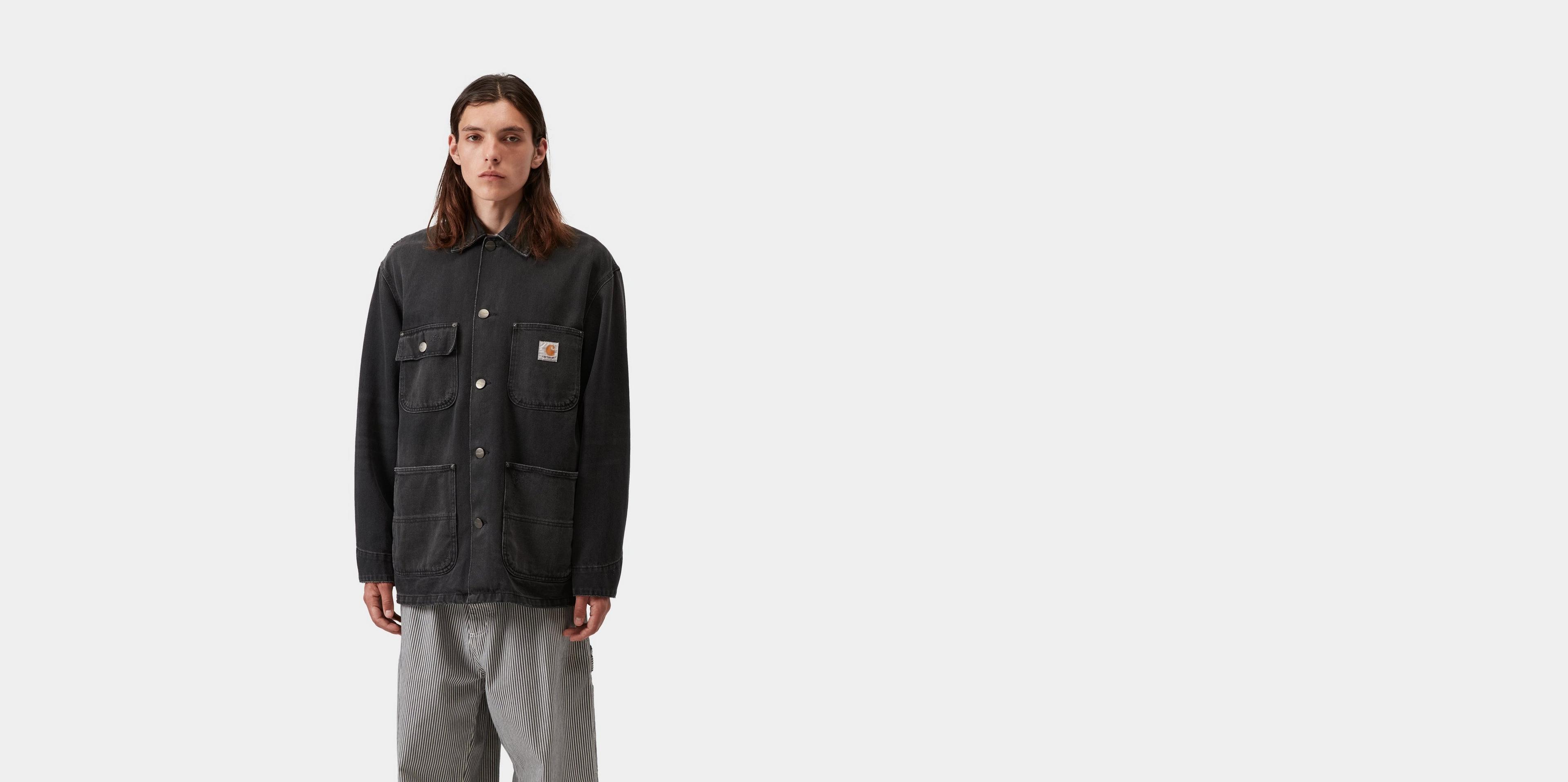 Carhartt WIP Aden Chore Coat, Black | Official Online Store