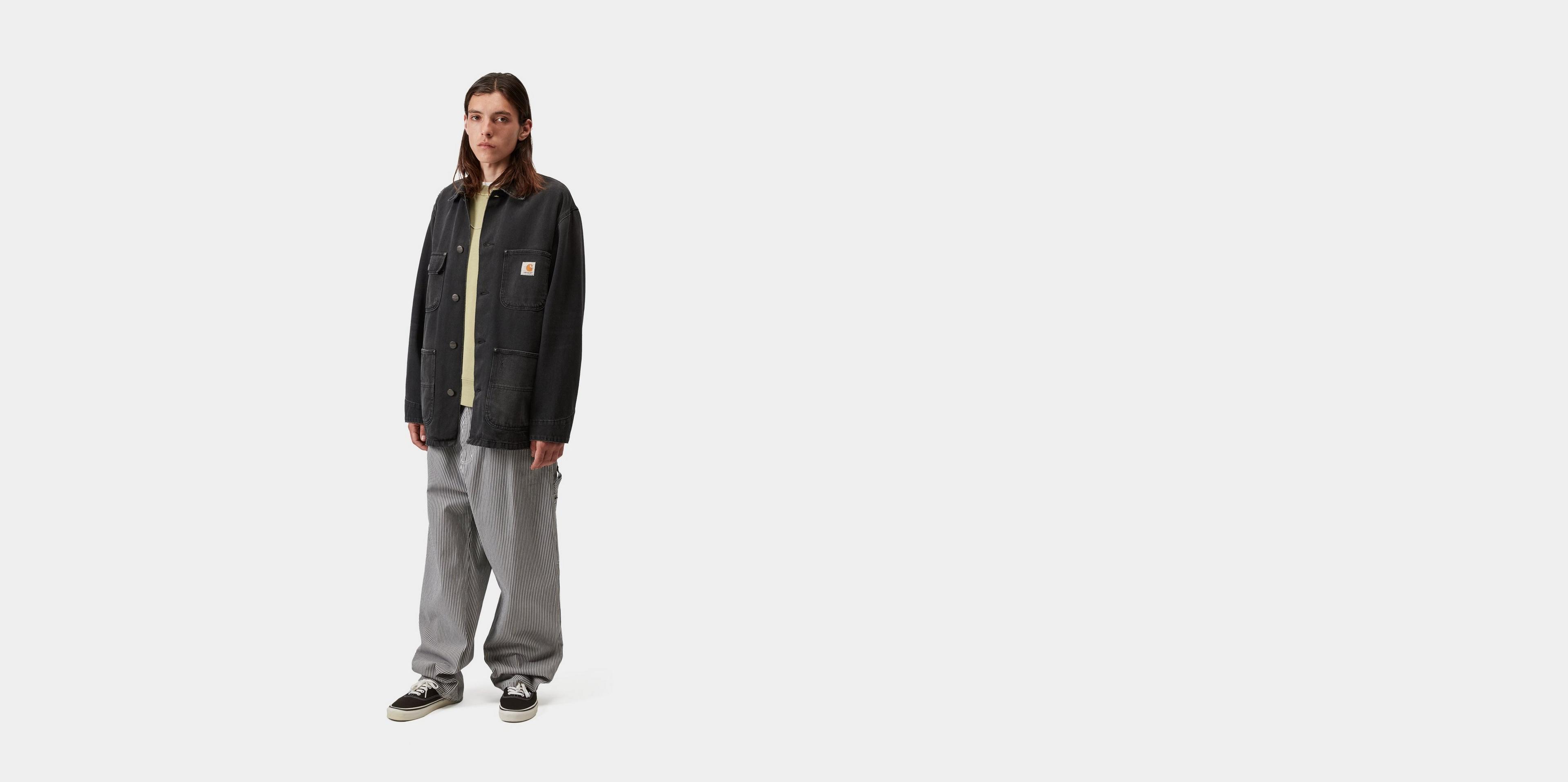 Carhartt WIP Aden Chore Coat, Black | Official Online Store