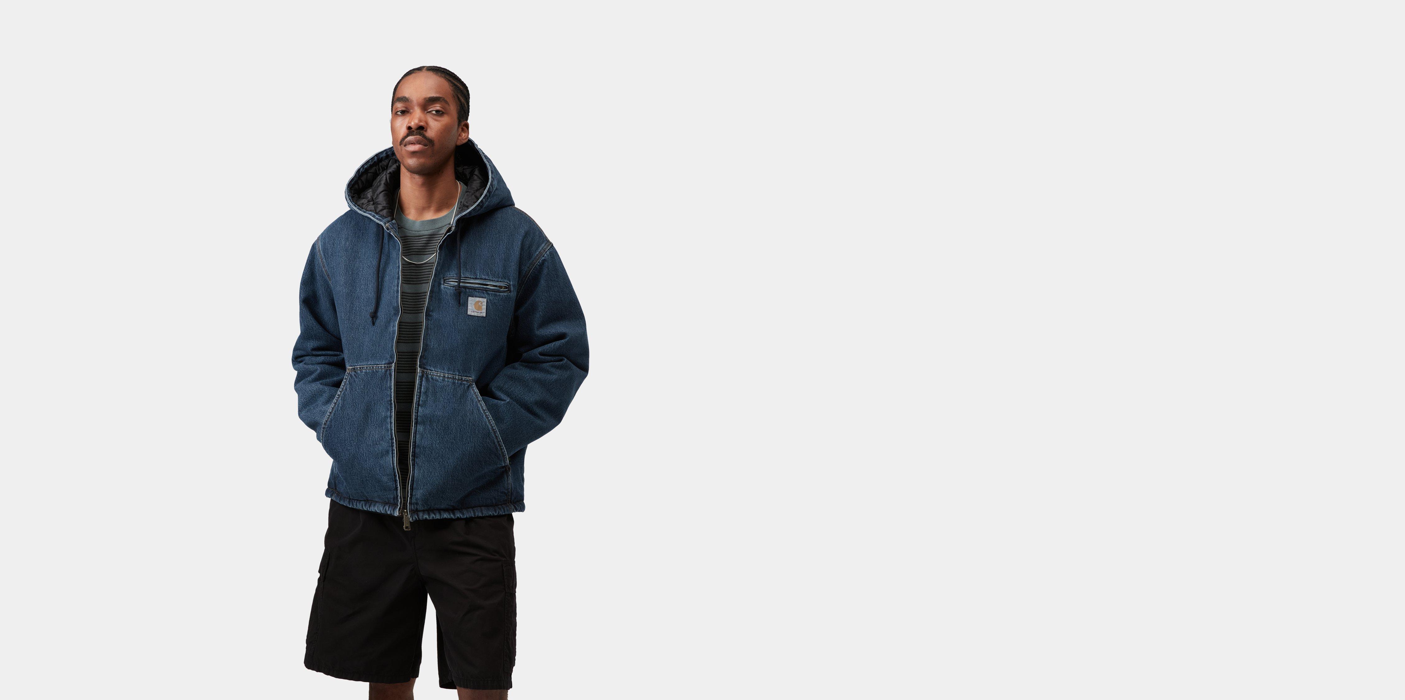 Carhartt WIP Cleveland Jacket Blue stone washed | L | Men