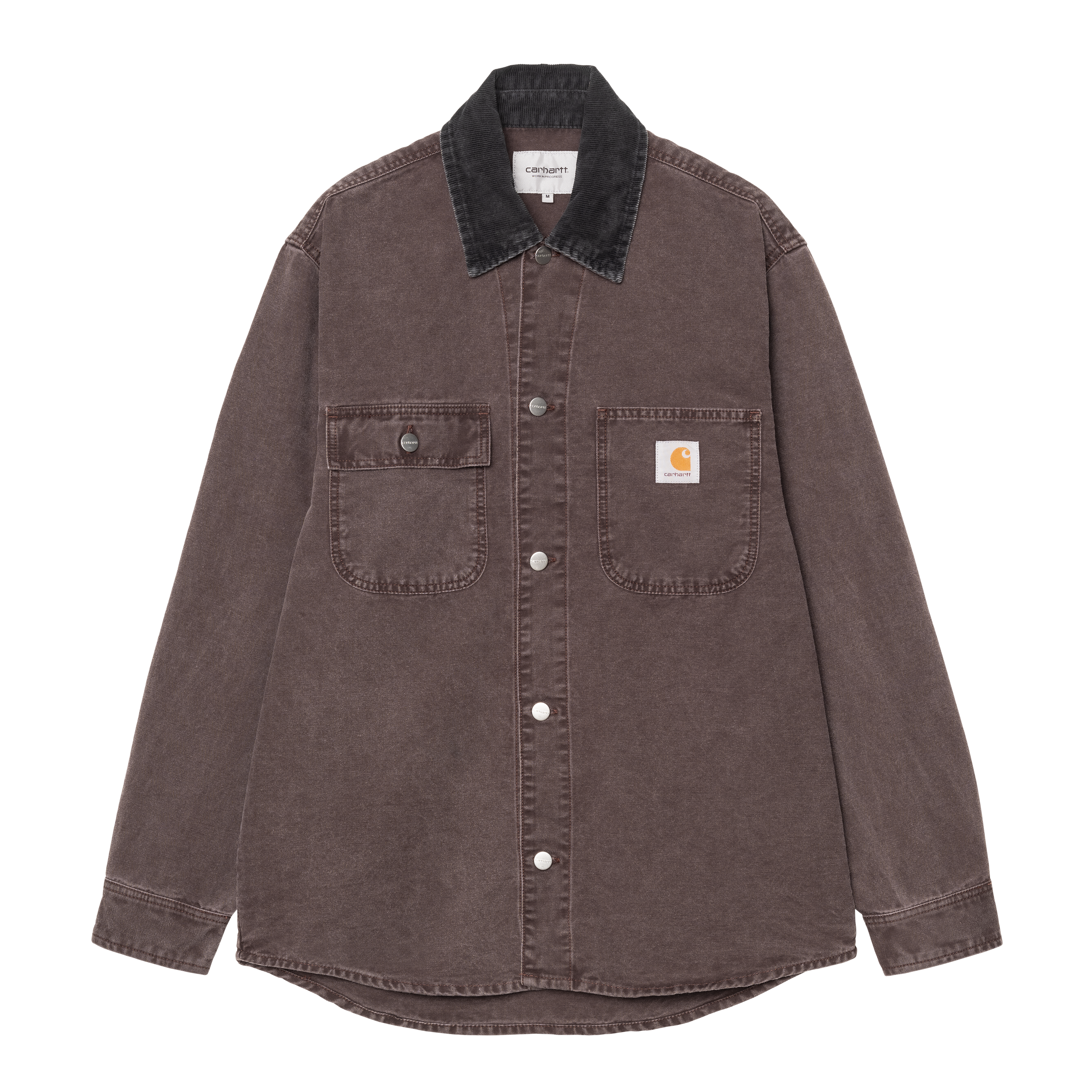 Carhartt WIP Mitch Shirt Jac, Palisander / Black | Official Online