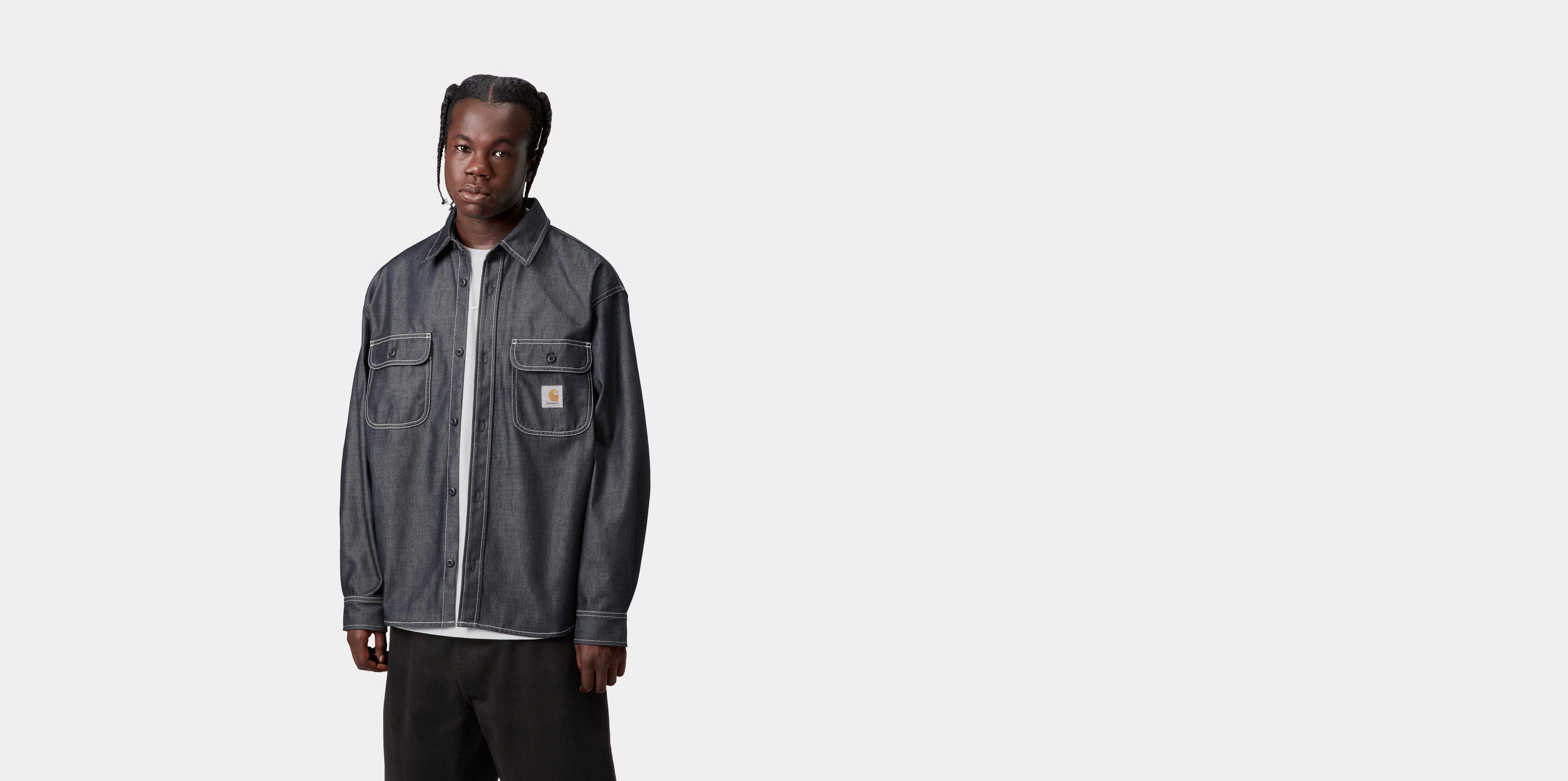 Carhartt WIP Tigan Shirt Jac Blue rigid | M | Men
