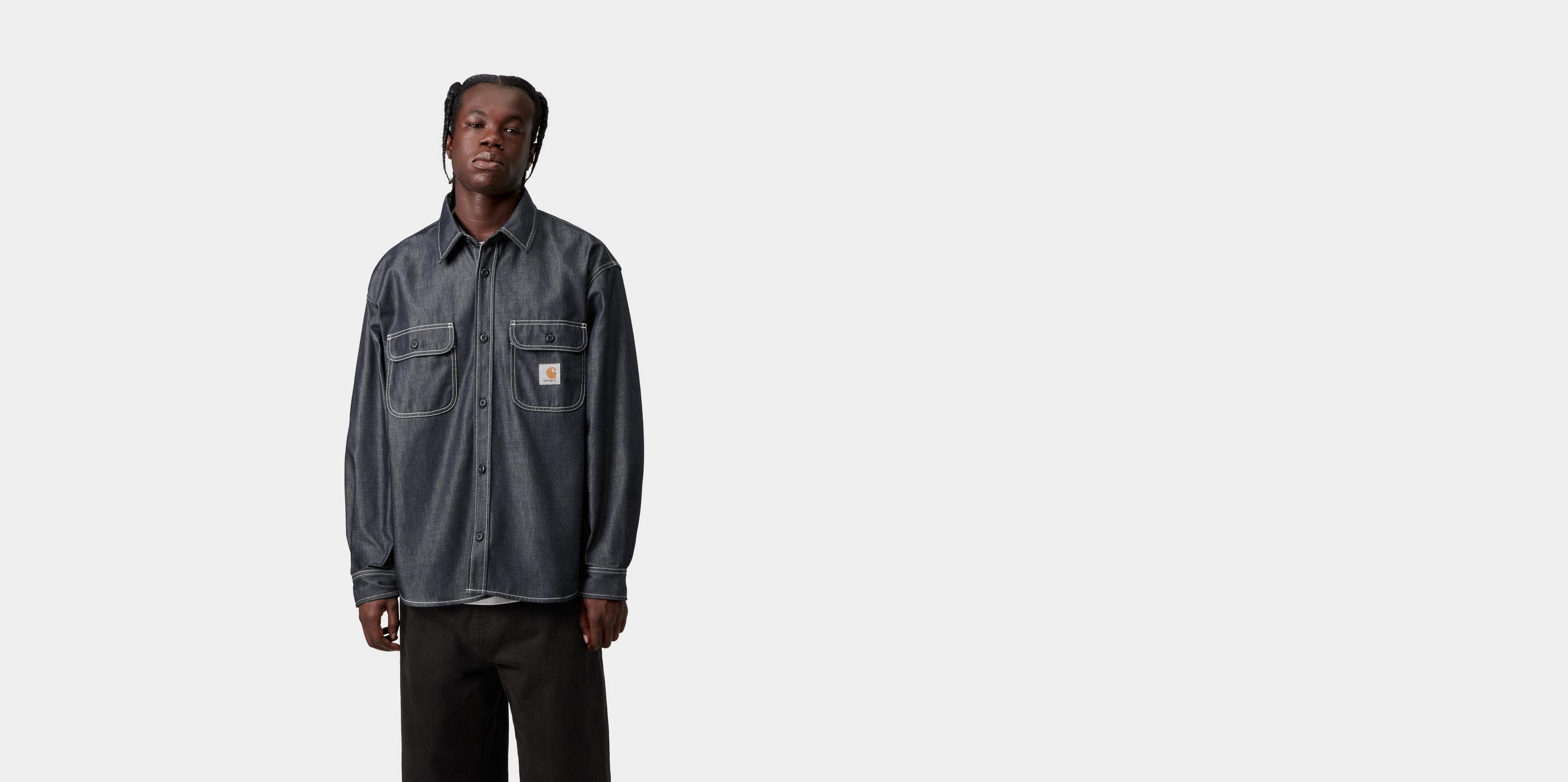 Carhartt WIP Tigan Shirt Jac, Blue | Officiële online Shop