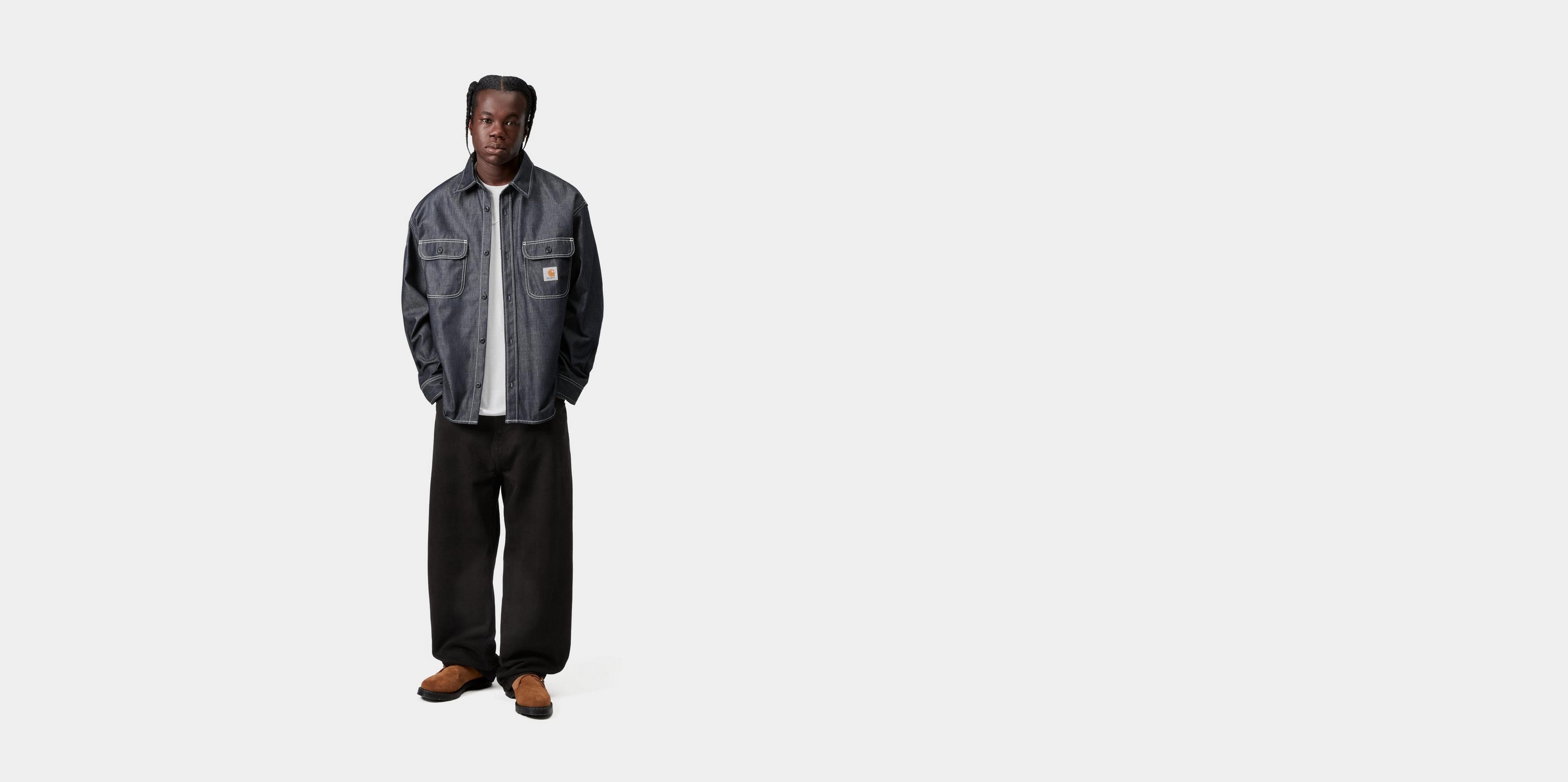 Carhartt WIP Tigan Shirt Jac, Blue | Officiële online Shop