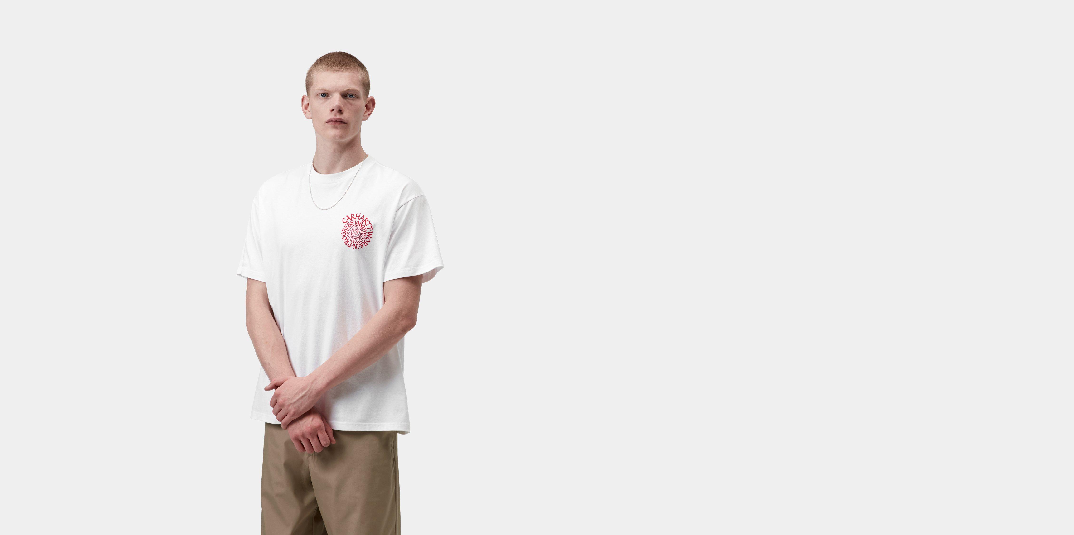 Carhartt WIP S/S Spirals T-Shirt White | S | Men