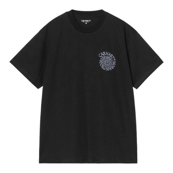 S/S Spirals T-Shirt Black