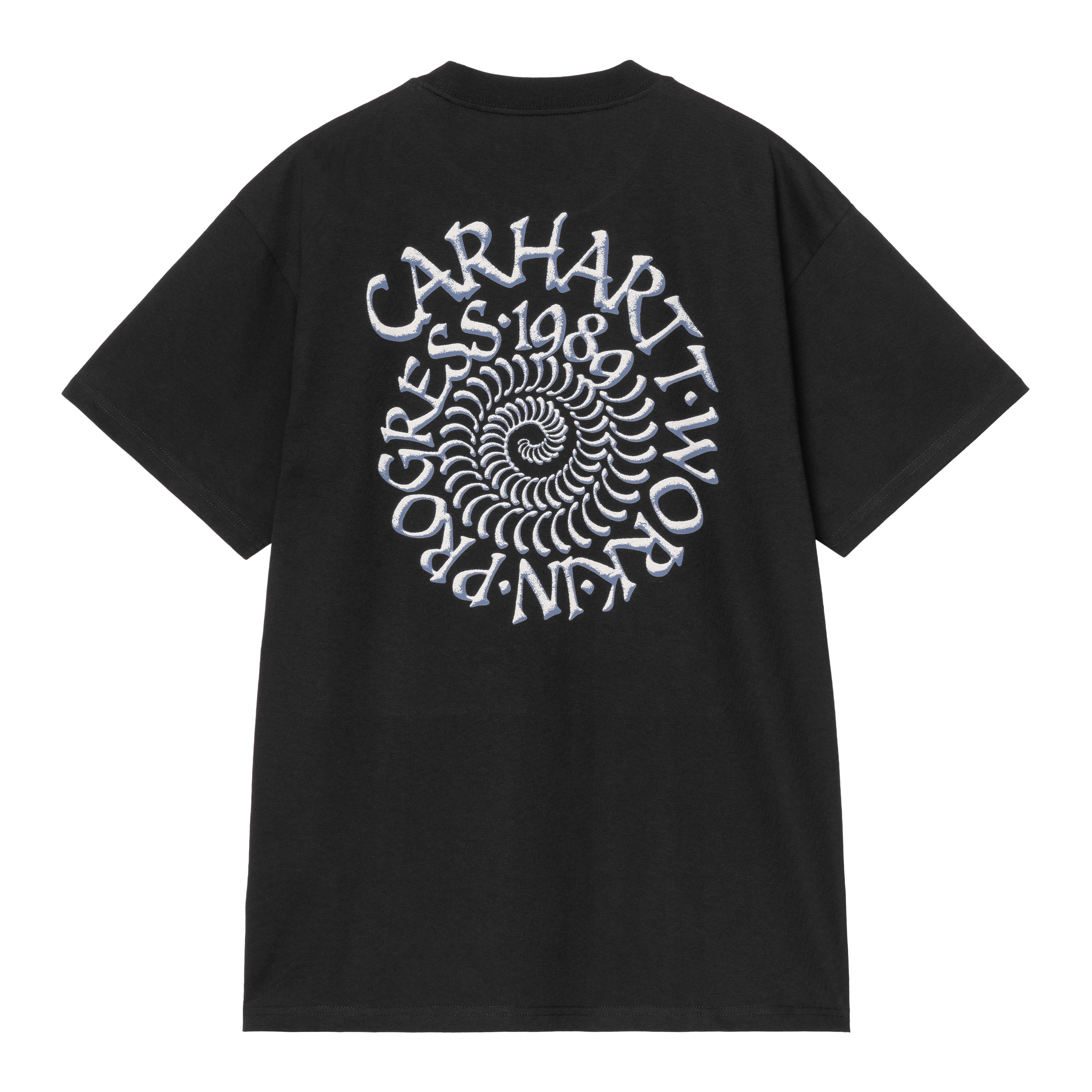 Carhartt WIP S/S Postal Zip Shirt, Black / Wax | Official Online Store