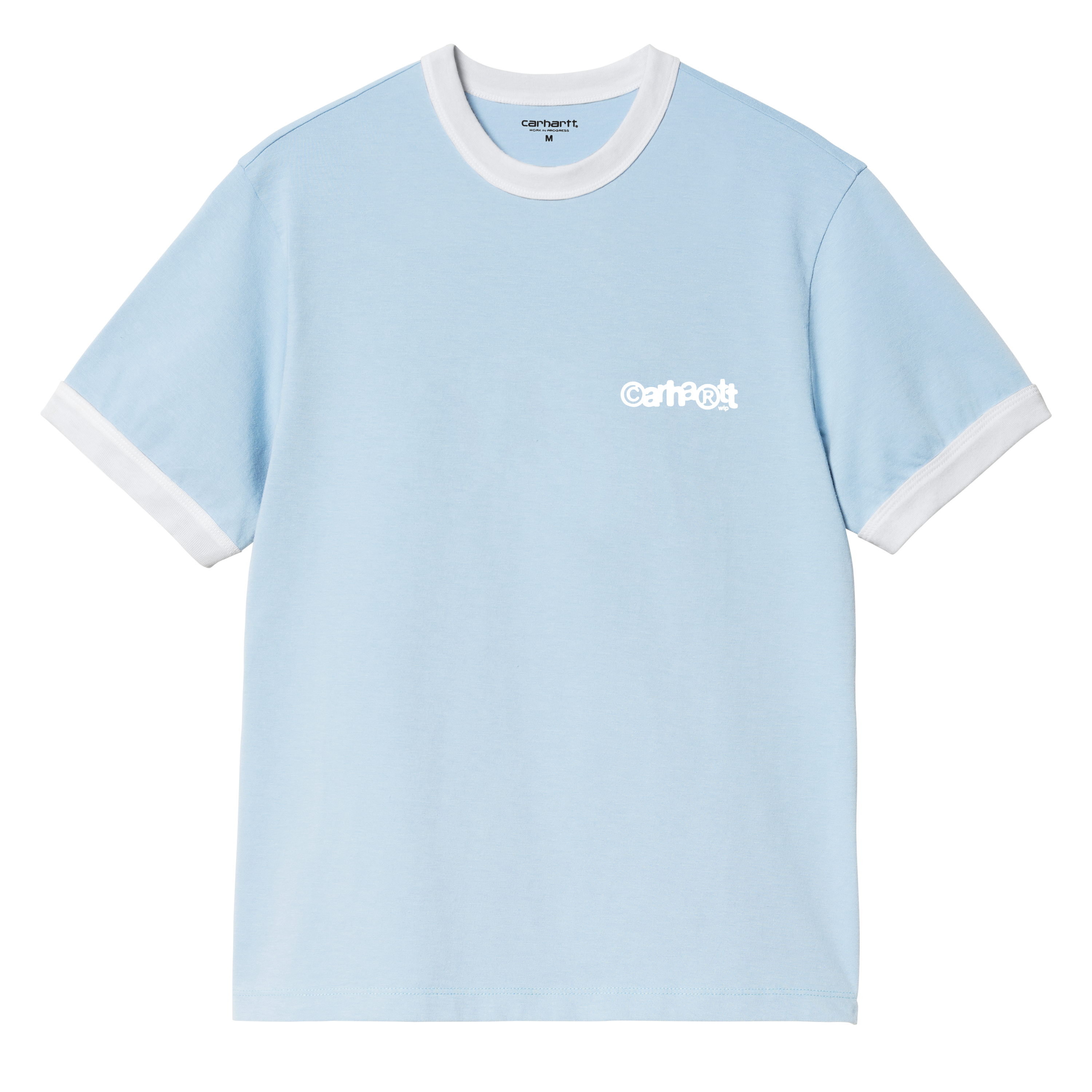 Carhartt WIP S/S Ip Ringer T-Shirt Icaria / White / White | blue | M | Men