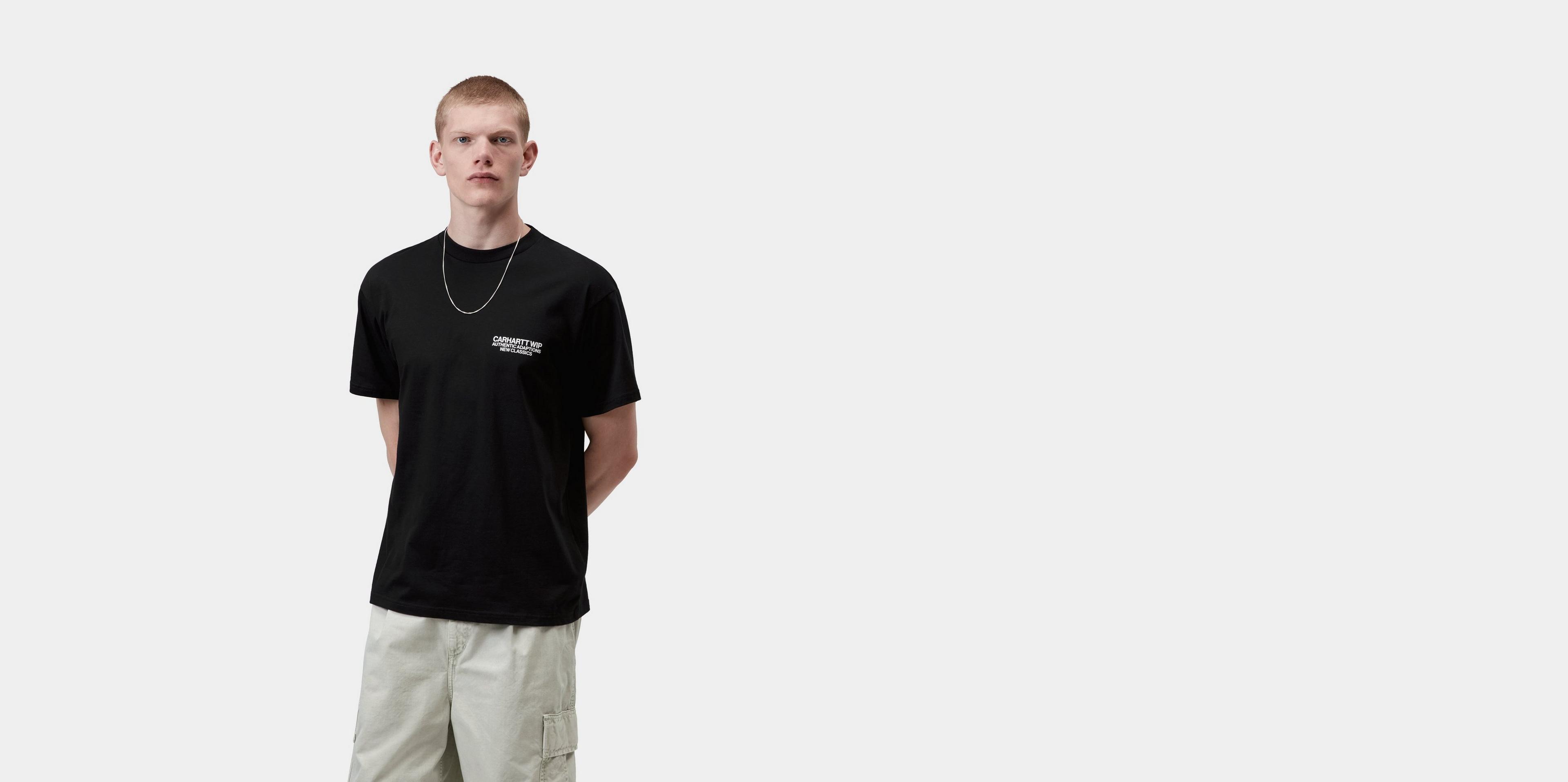 Carhartt WIP S/S Sean Hamilton 03 T-Shirt, Black | Official Online