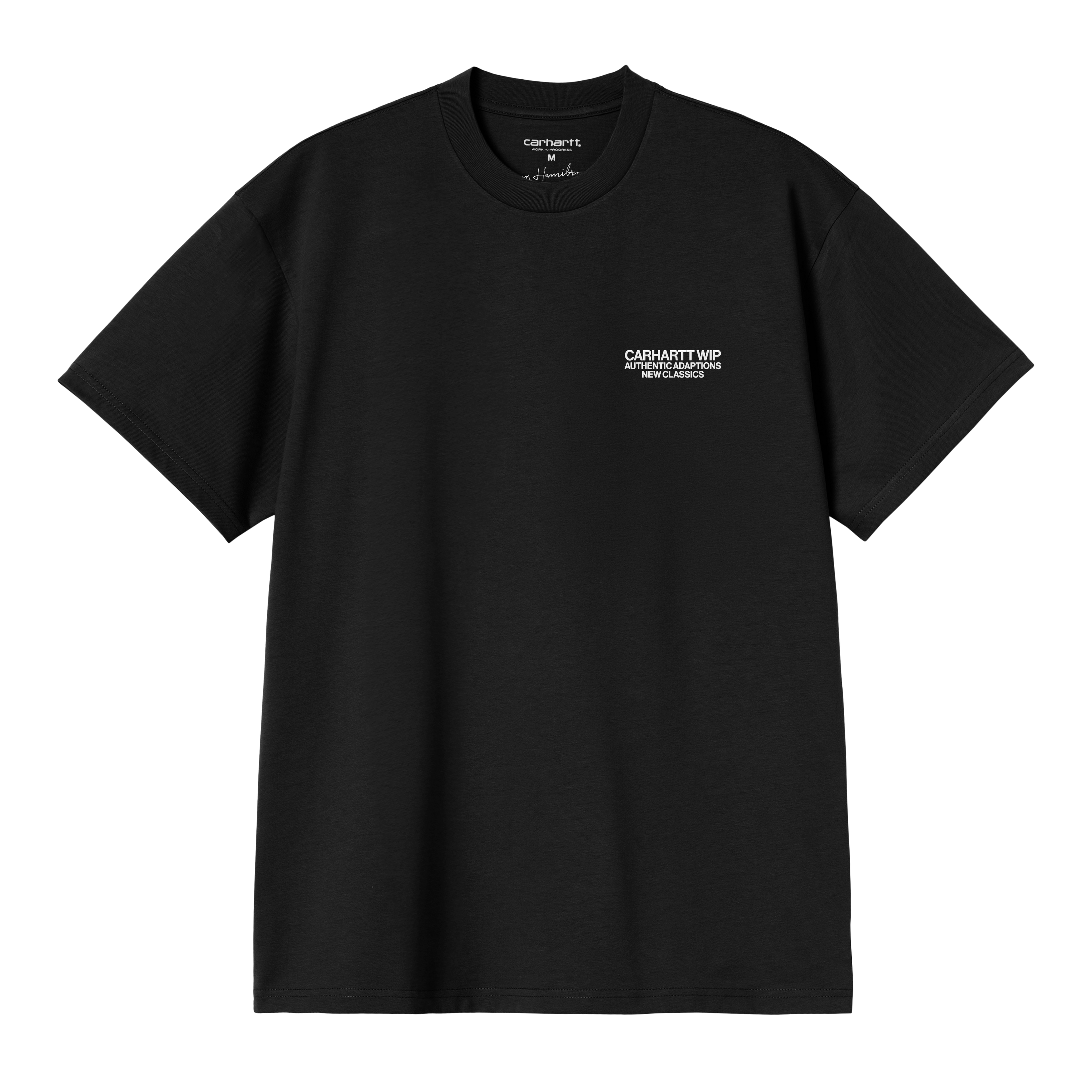 Carhartt WIP S/S Signet Shirt, Black | Official Online Store