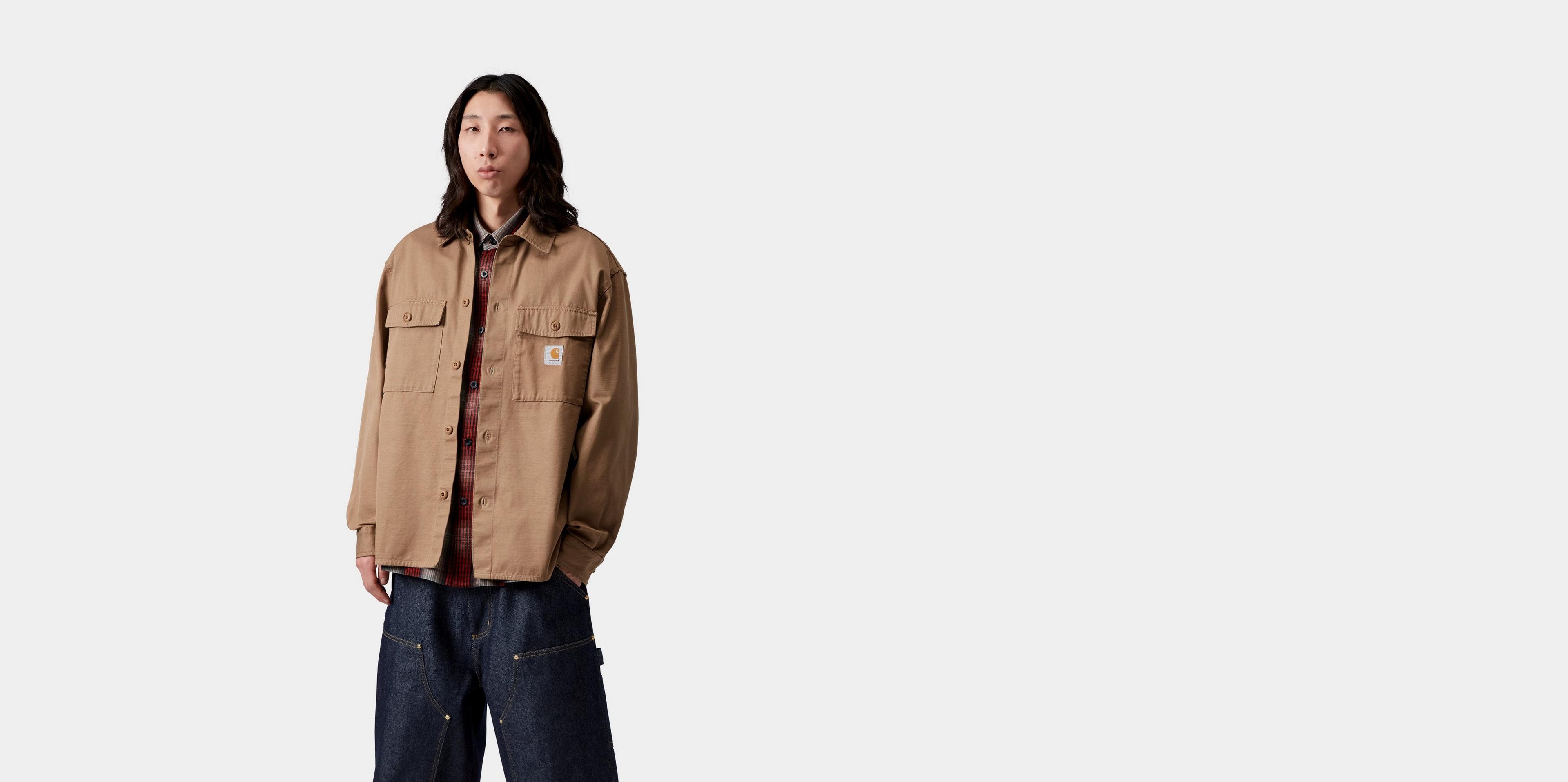 Carhartt WIP Kelly Shirt Jac, Peanut | Official Online Store