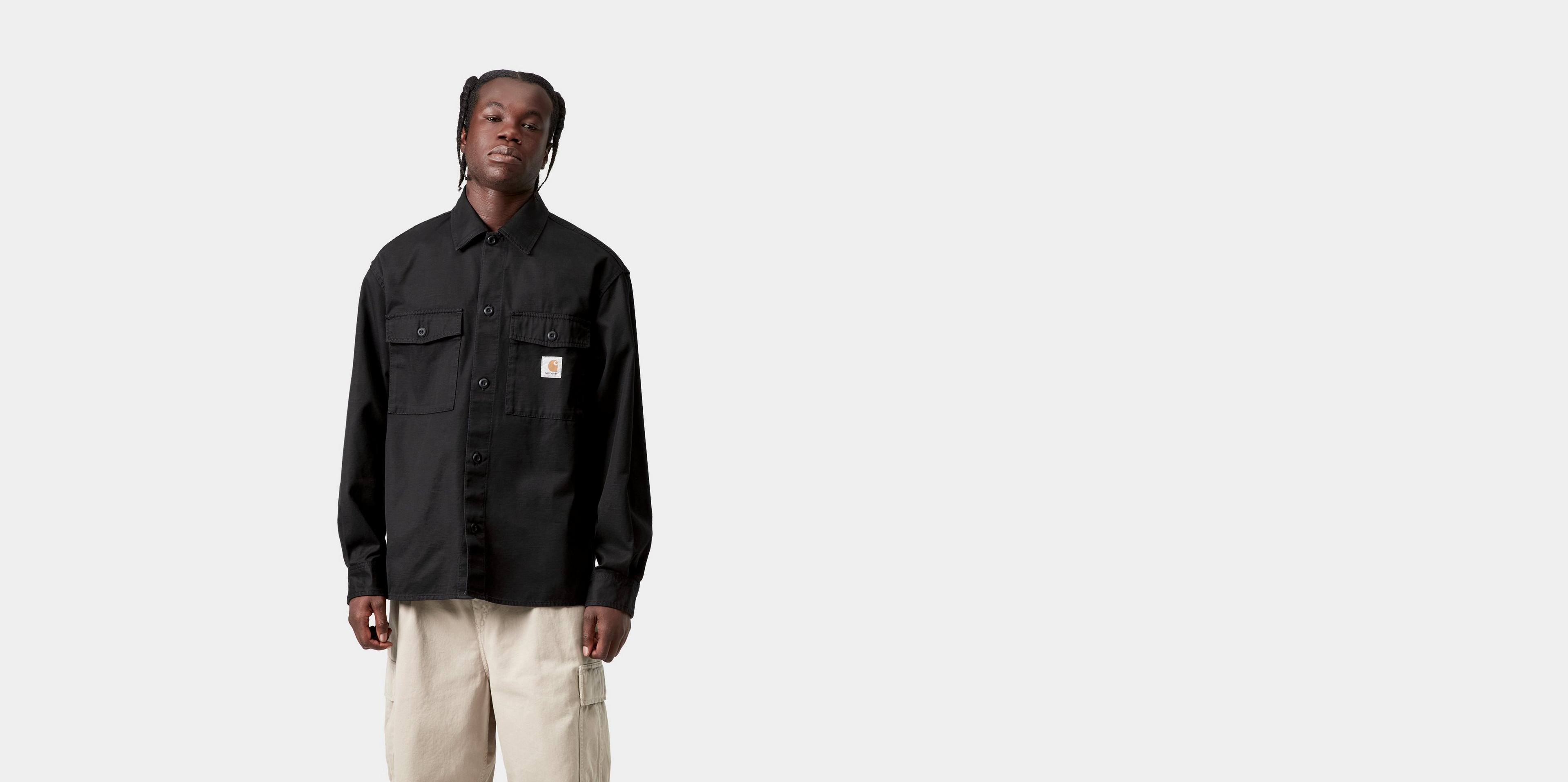 Carhartt WIP Kelly Shirt Jac, Black | Official Online Store