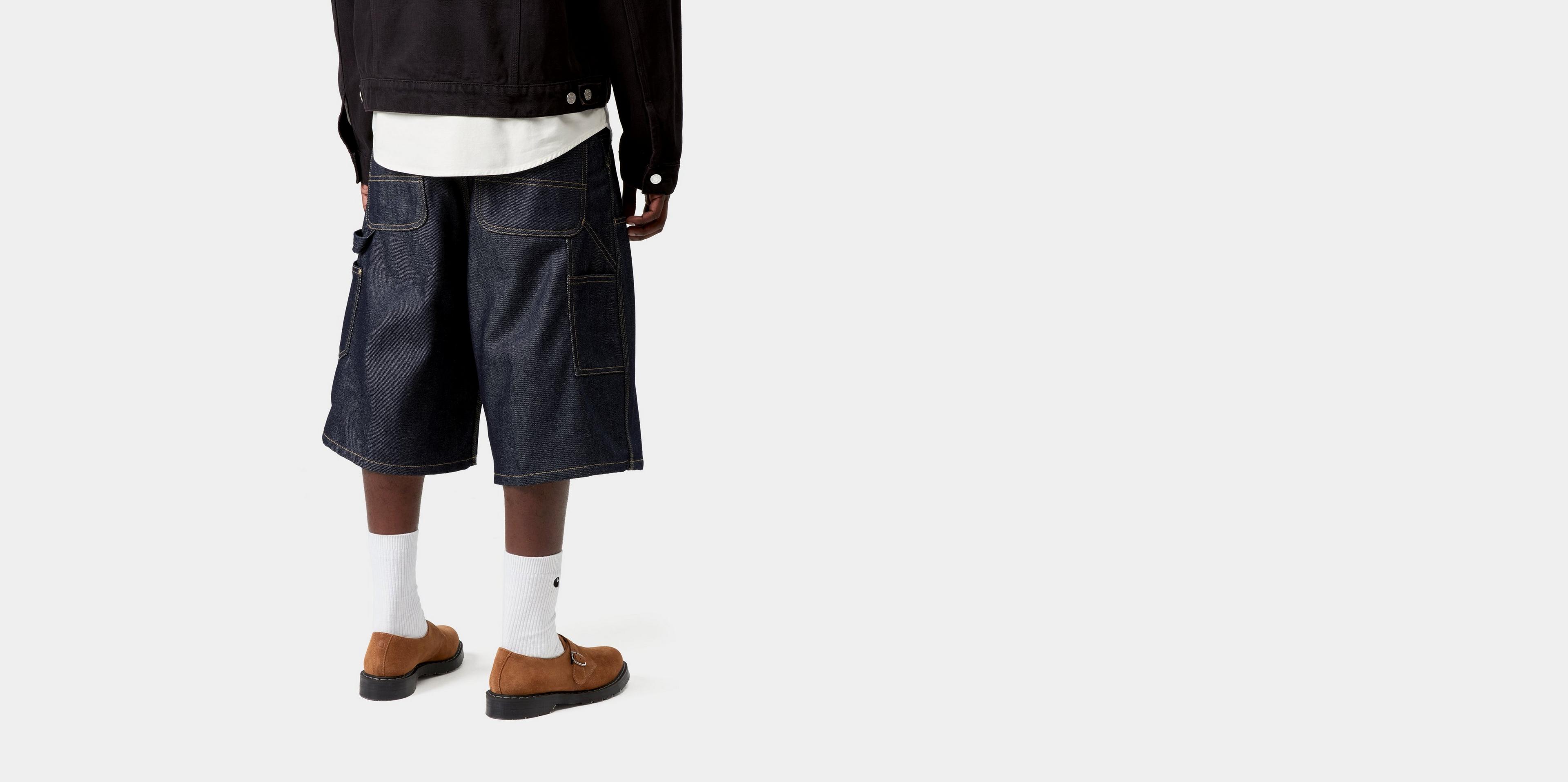 Carhartt WIP OG Aden Double Knee Short, Blue | Official Online Store