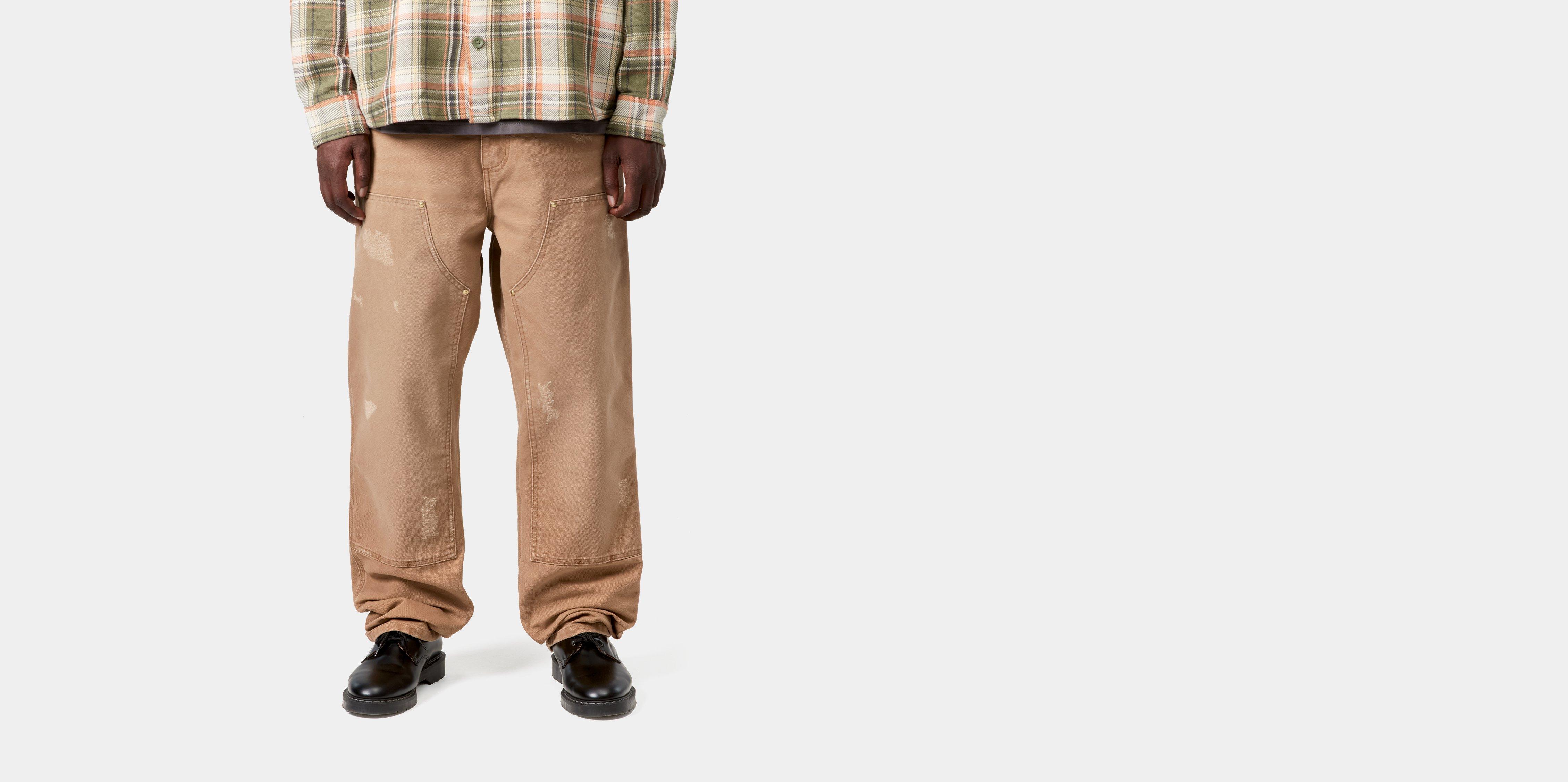 Carhartt WIP Double Knee Pant Hamilton Brown grind wash | 26/32 | Men