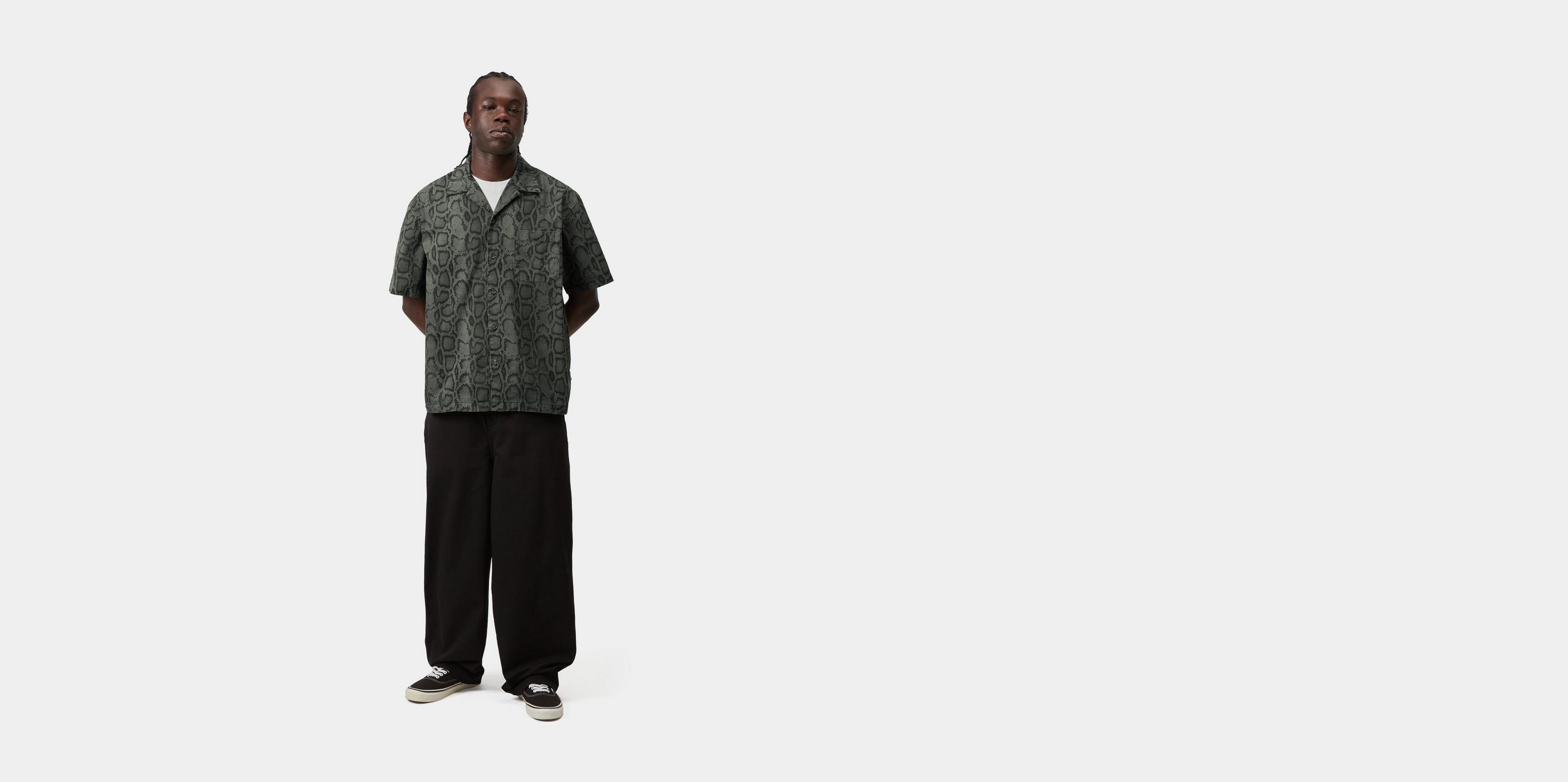 Carhartt WIP S/S Snake Camo Shirt, Snake Camo, Leaf | Official