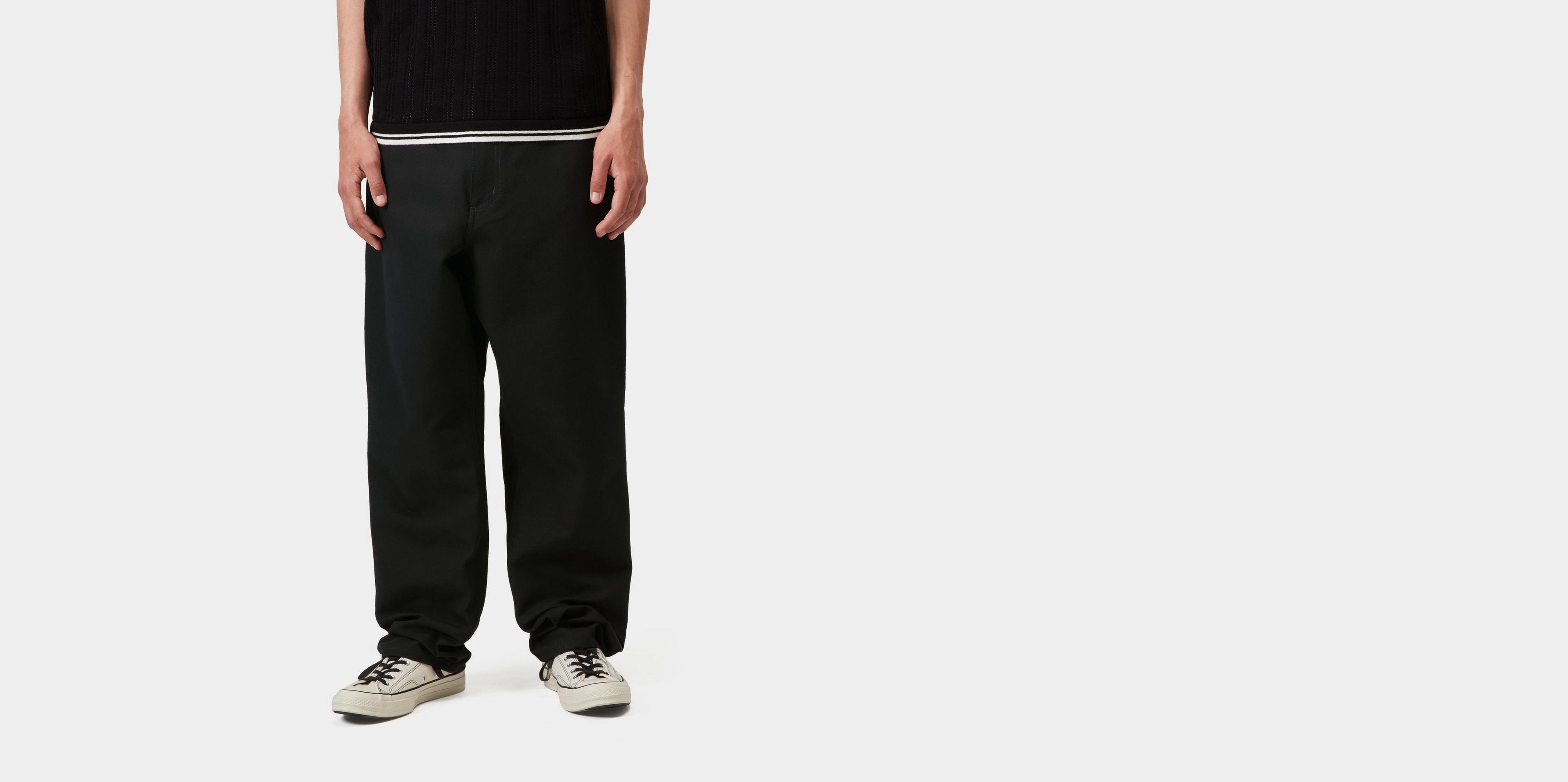 パンツ Carhartt WIP SINGLE KNEE PANT BLACK 34 Carhartt WIP Single Knee Pant, Black | Official Online Store