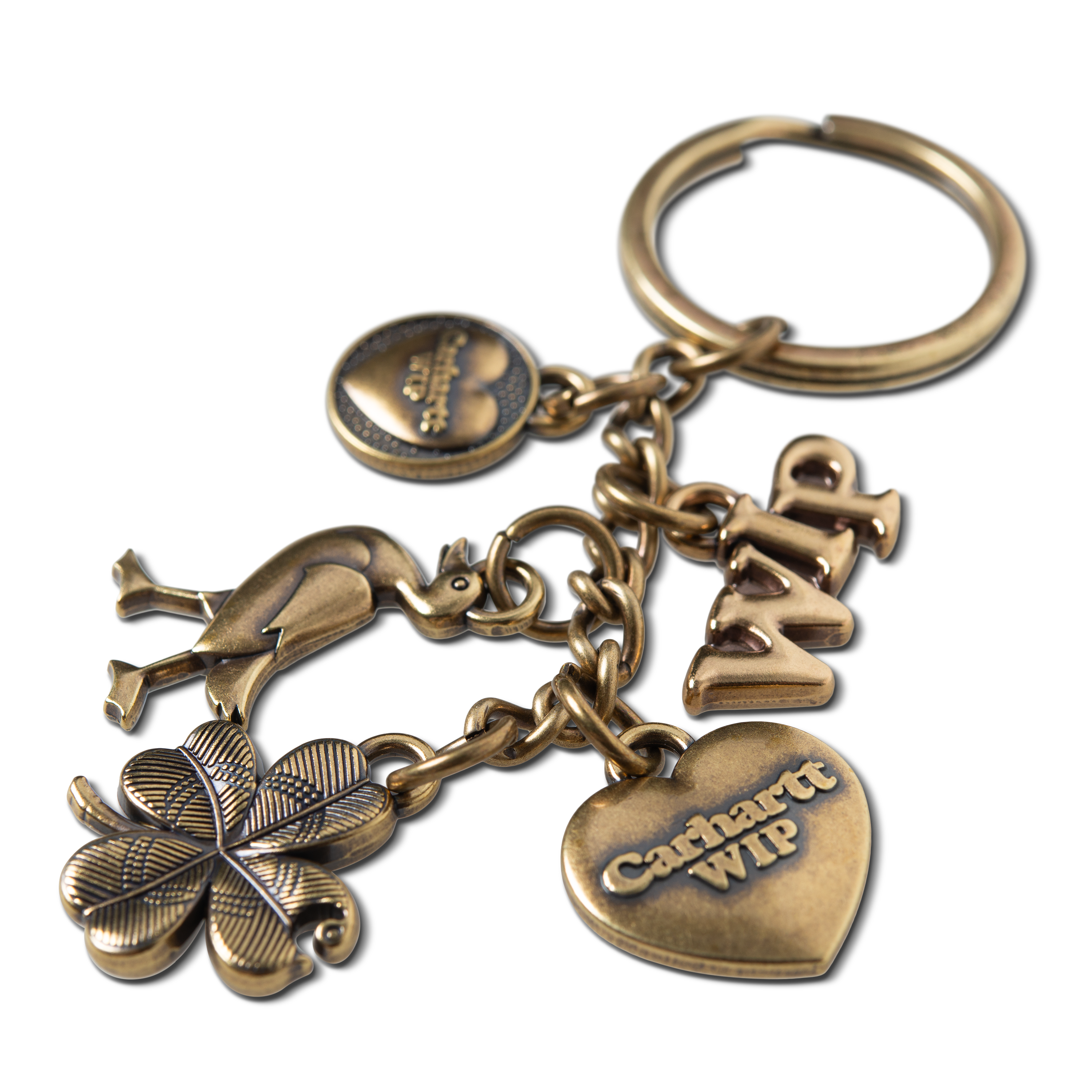 Carhartt WIP Charms Keychain, Gold Official Online Store