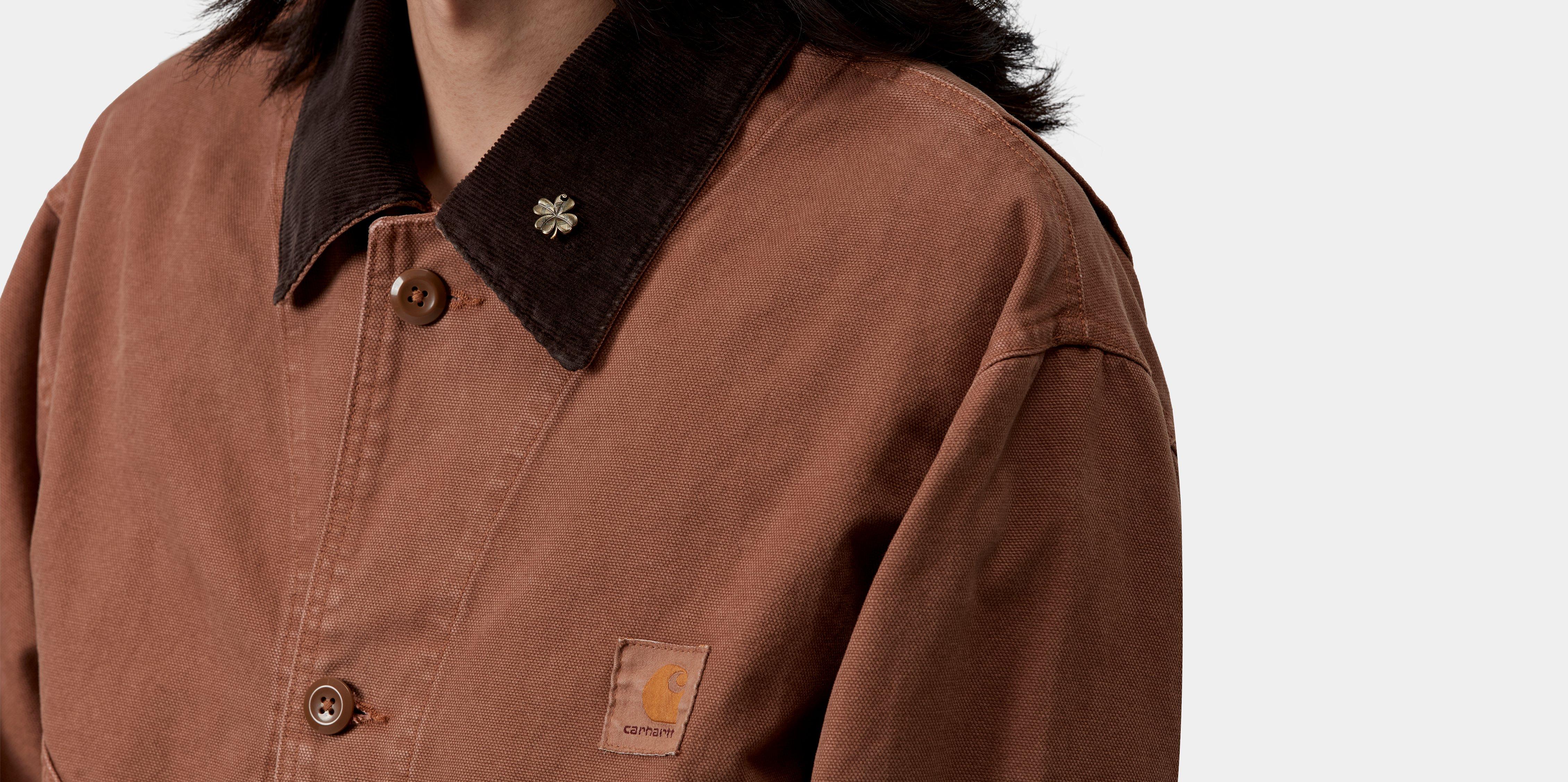 Carhartt WIP Clover Pin Gold | yellow