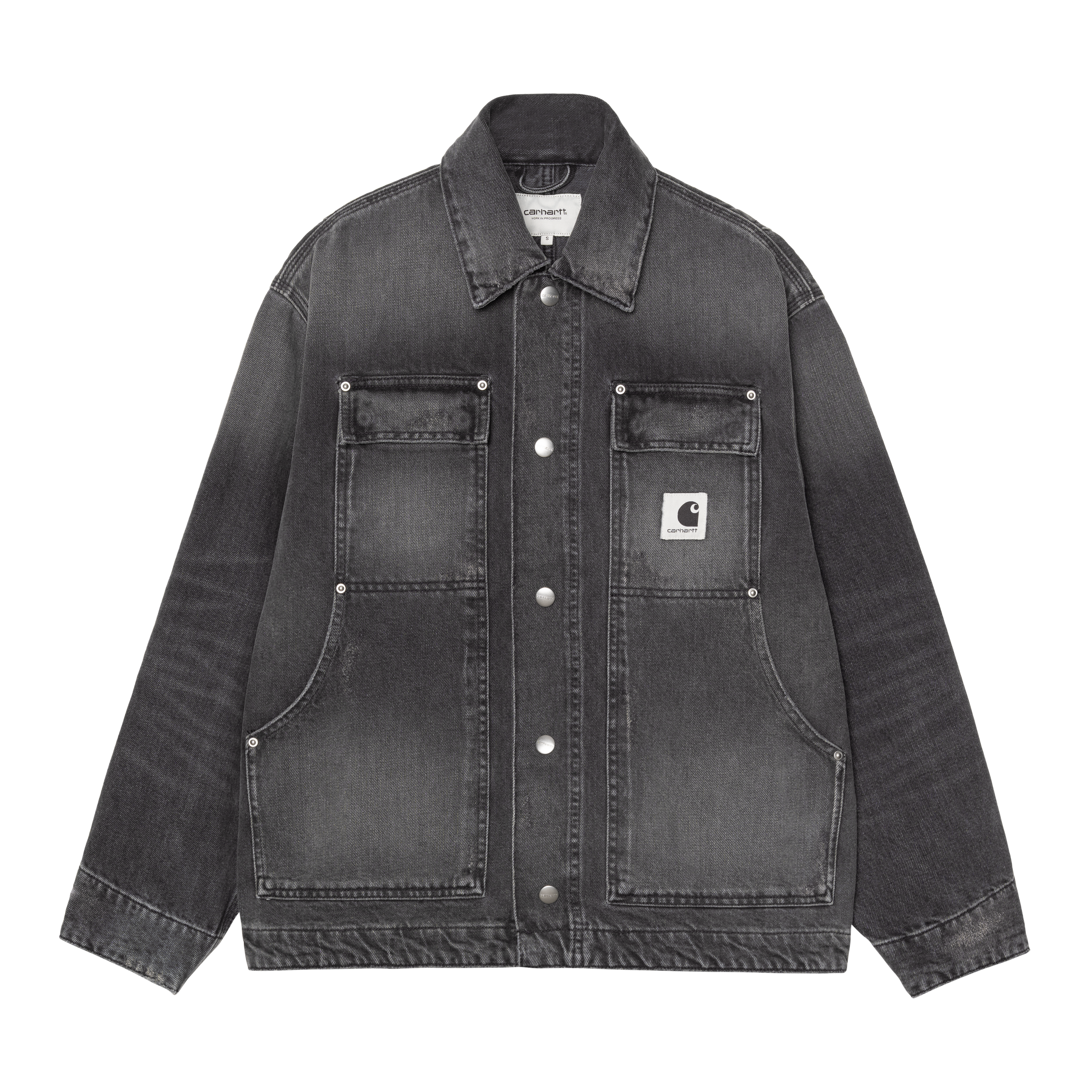 Carhartt WIP Women's Belmar Jacket, Snake Camo, Black | Tienda