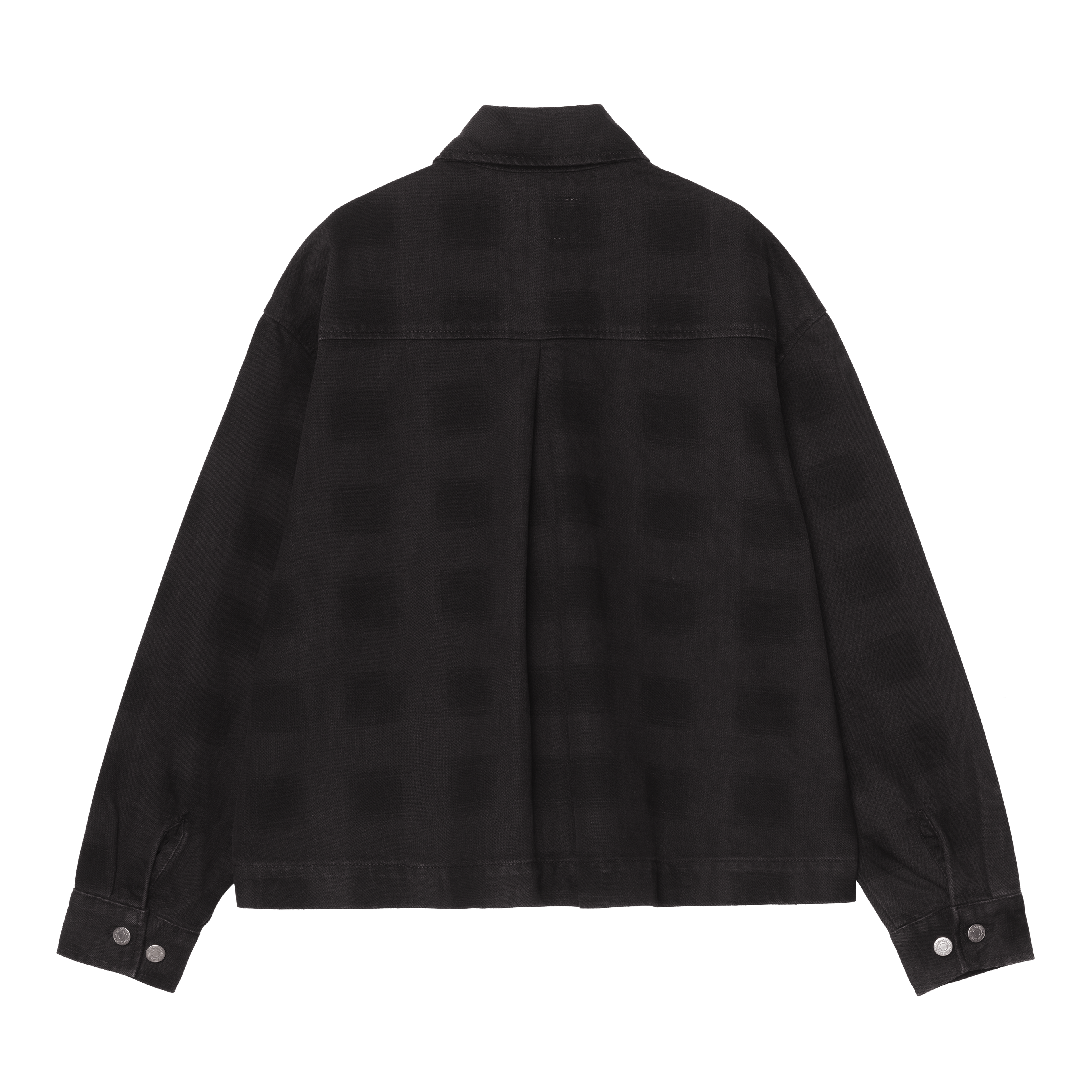 Carhartt WIP Women's Everson Shirt Jac, Everson Print, Black