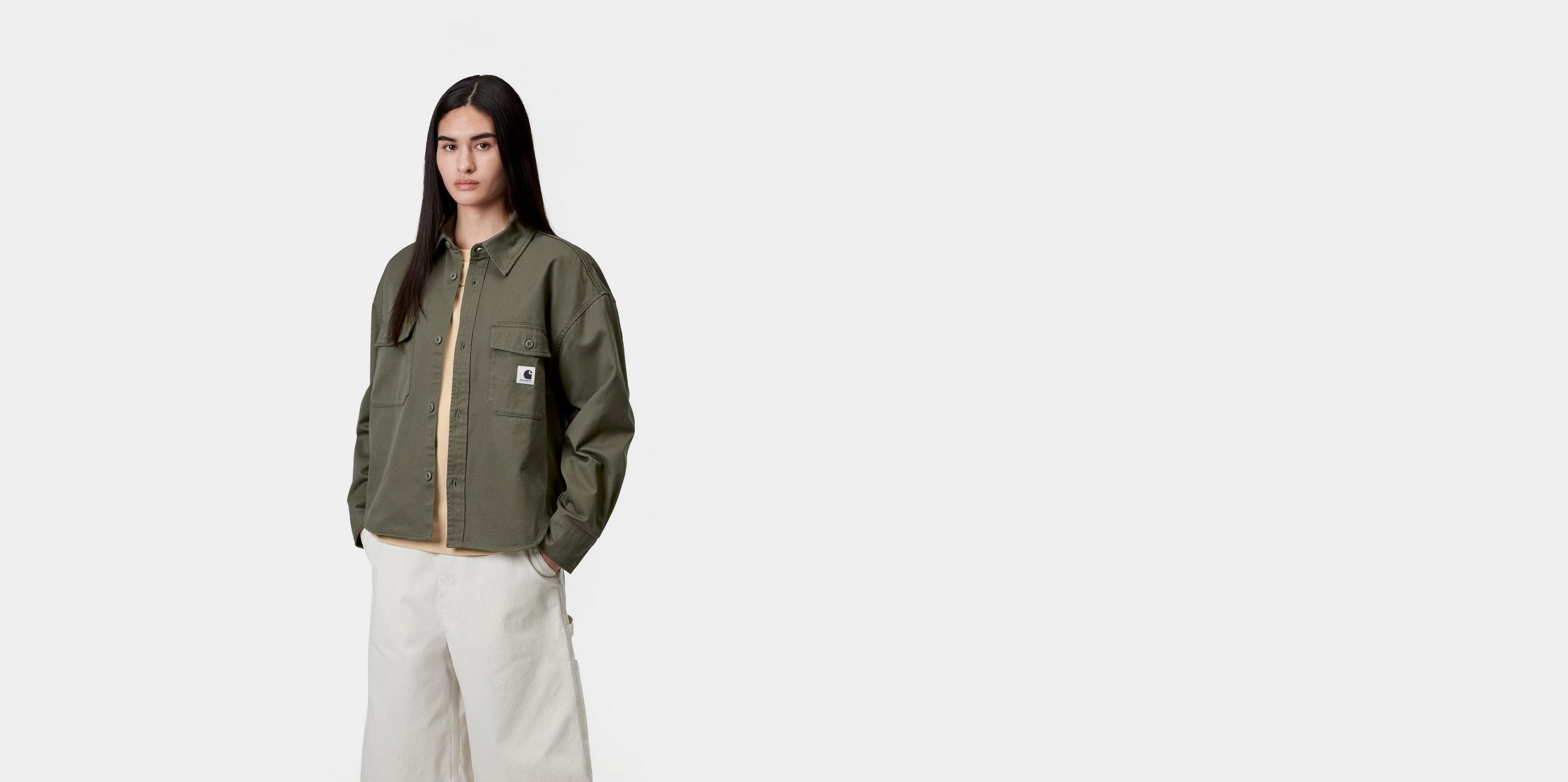 Carhartt WIP Women's Kelly Shirt Jac, Leaf | Official Online Store