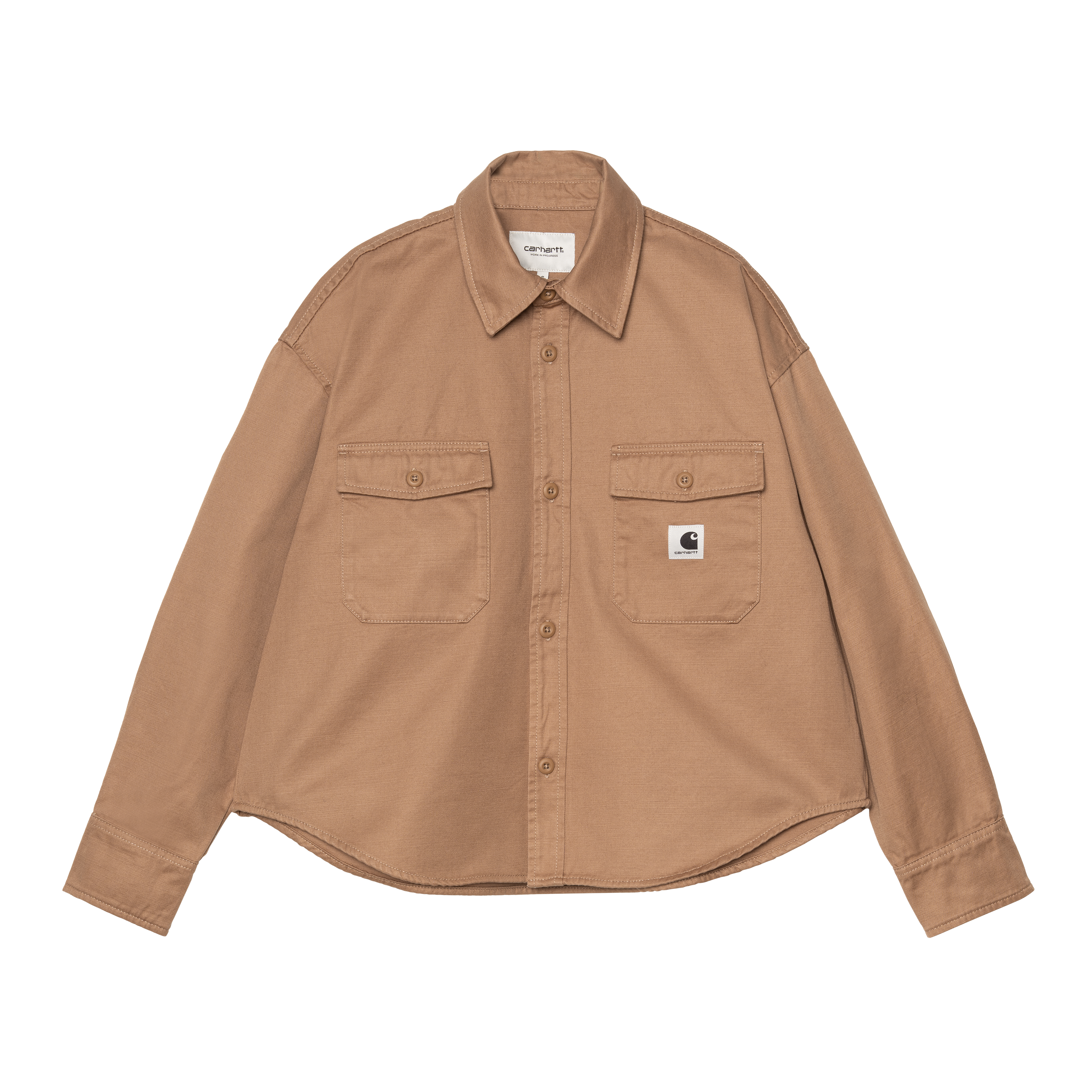 Carhartt WIP Women's Kelly Shirt Jac, Peanut | Official Online Store