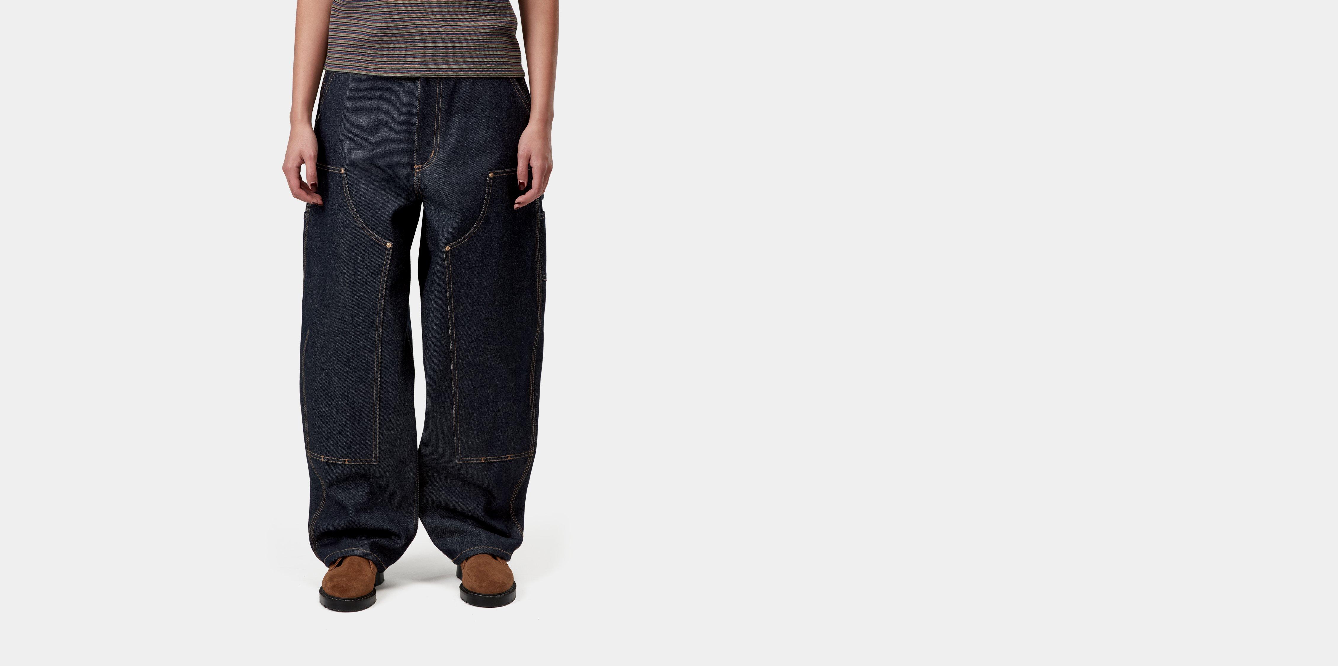 Carhartt WIP W' Brandon Double Knee Pant Blue rigid | M | Women
