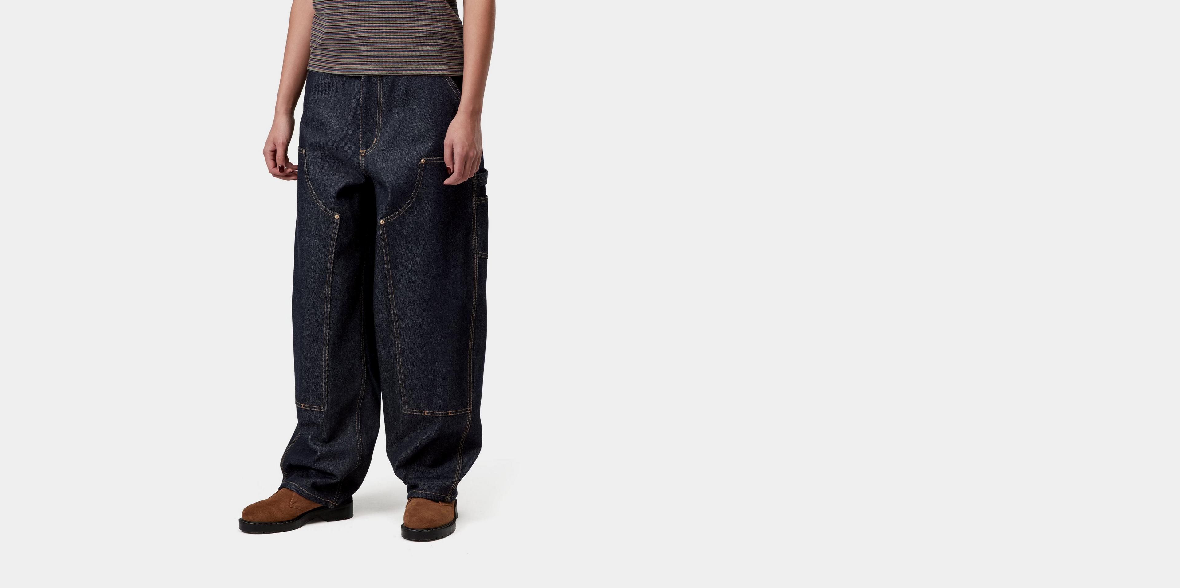 Carhartt WIP W' Brandon Double Knee Pant, Blue | Official Online Store