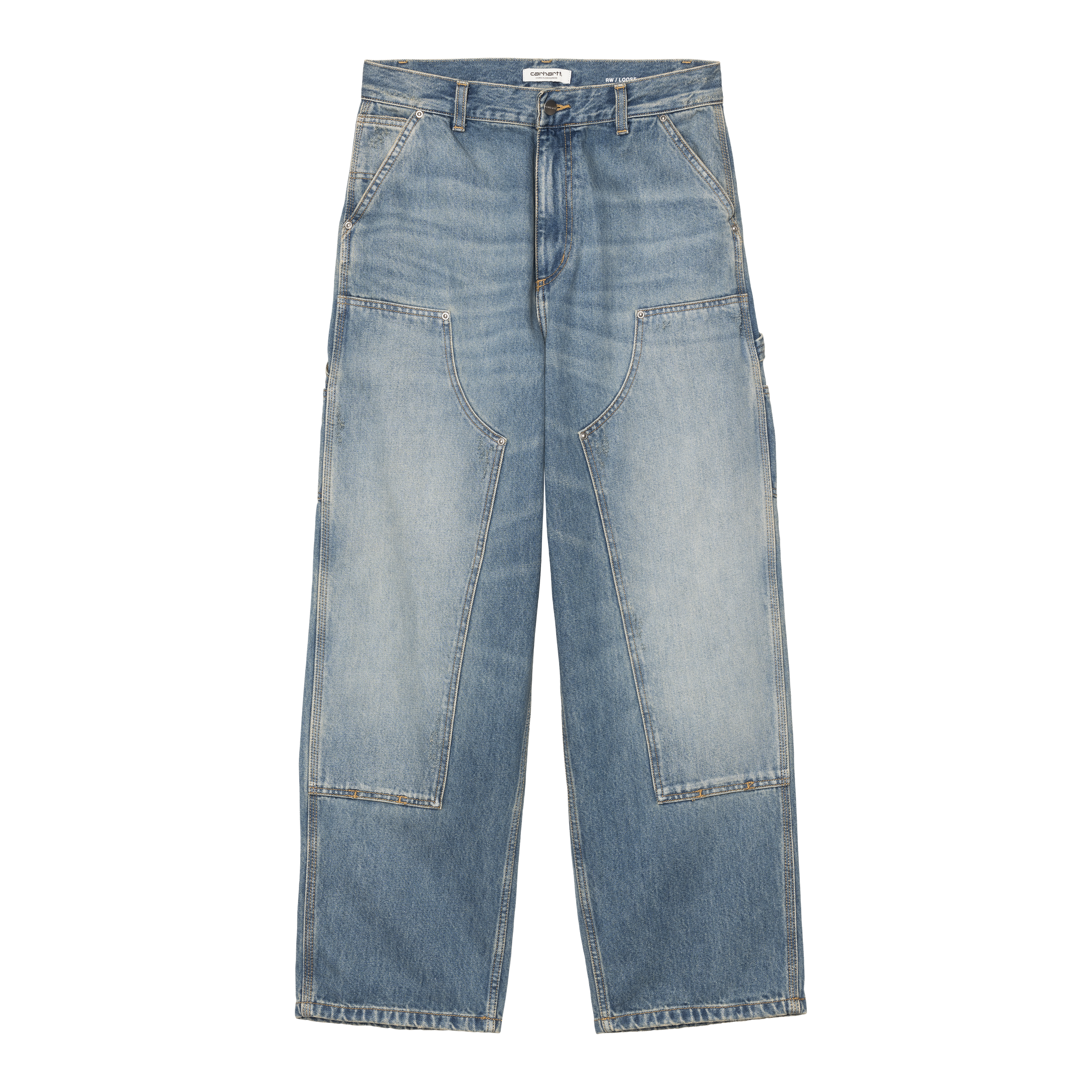 Carhartt WIP Women's Brandon Double Knee Pant, Blue | Official