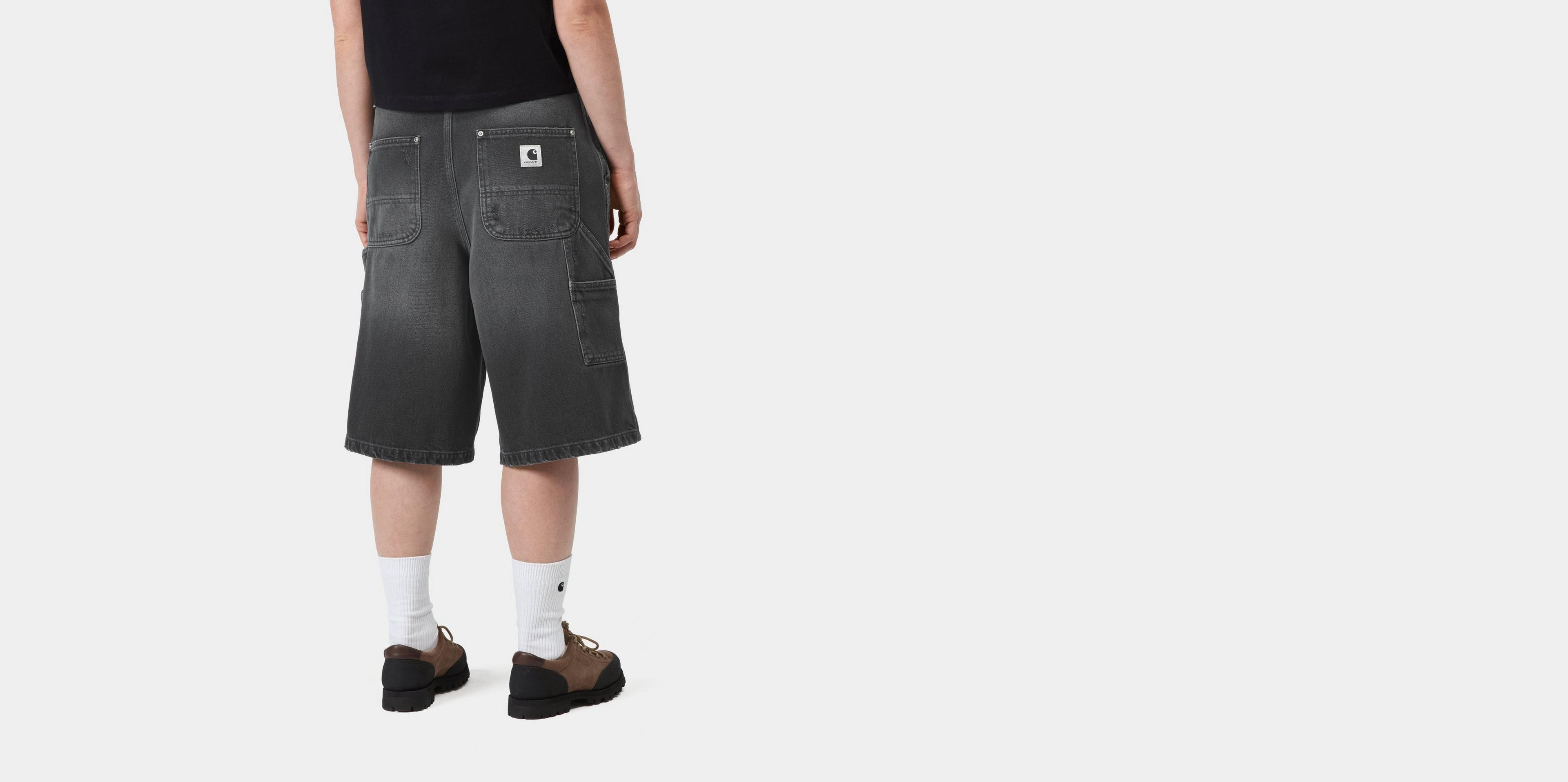 Carhartt WIP Women's Nixon Double Knee Short, Black | Official