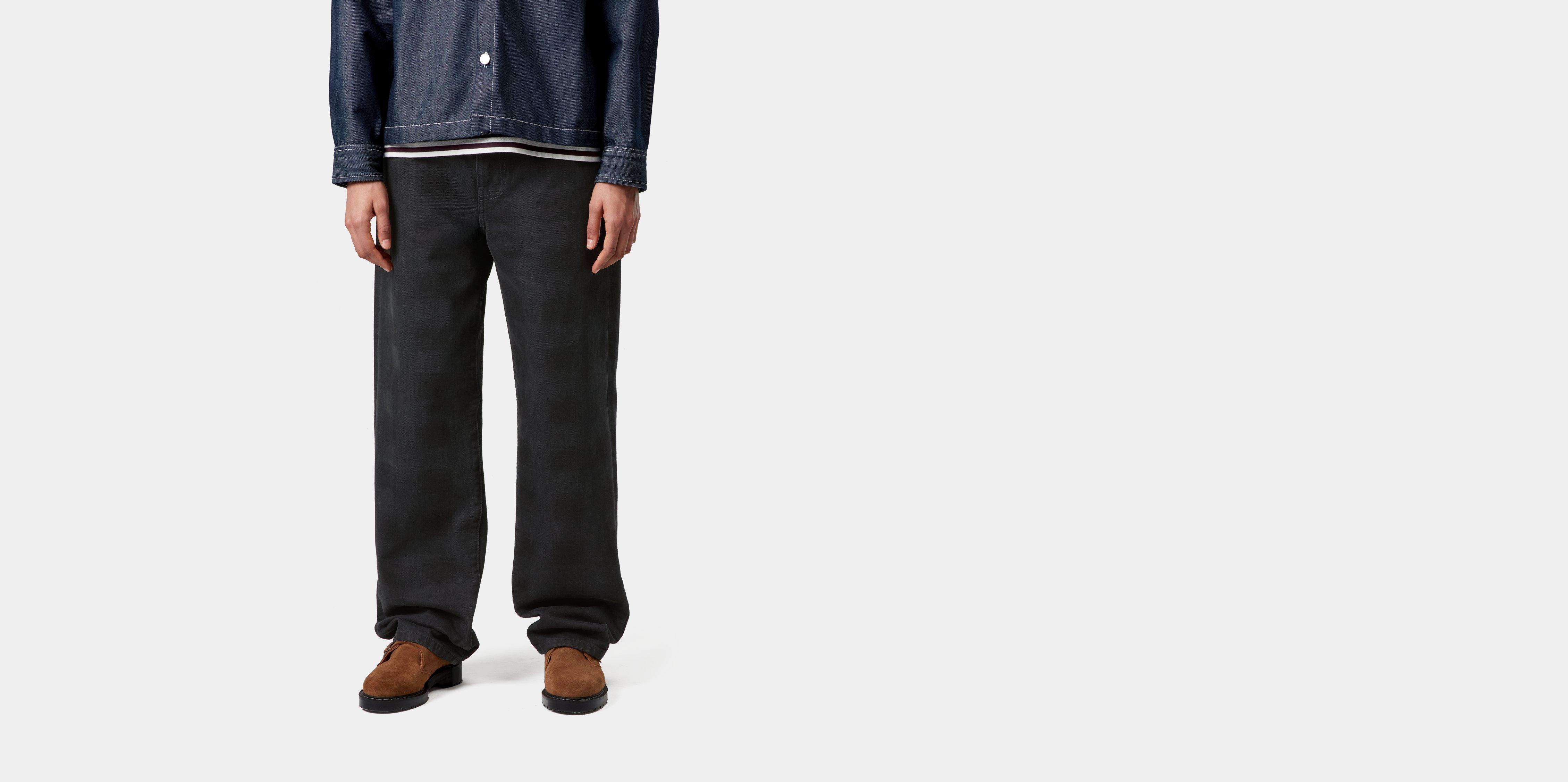 Carhartt WIP W' Everson Pant Everson Print, Black stone washed | multicolor|black | 32 | Women