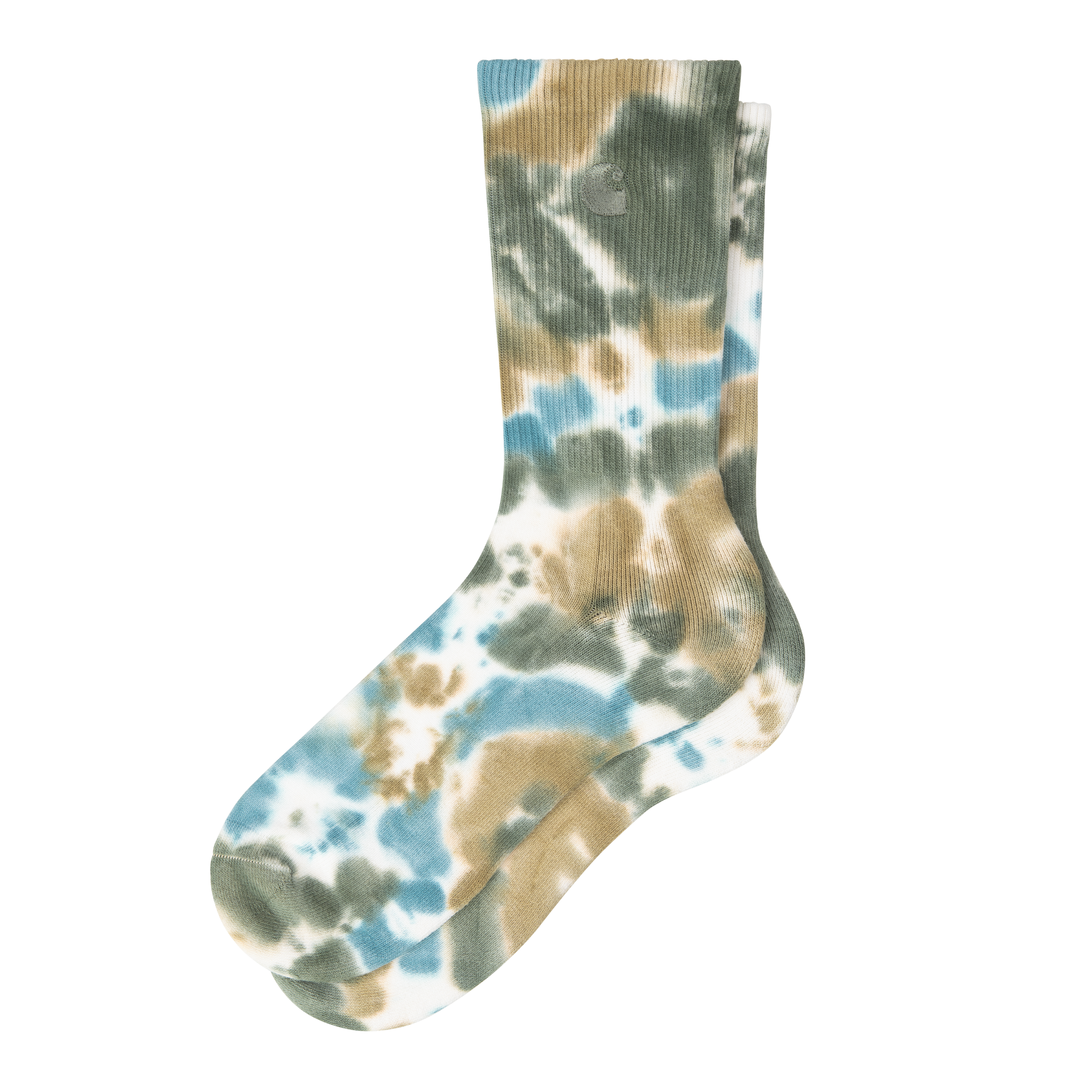 Carhartt WIP Cusco Socks Leather / Tourmaline / Dollar Green | beige|brown