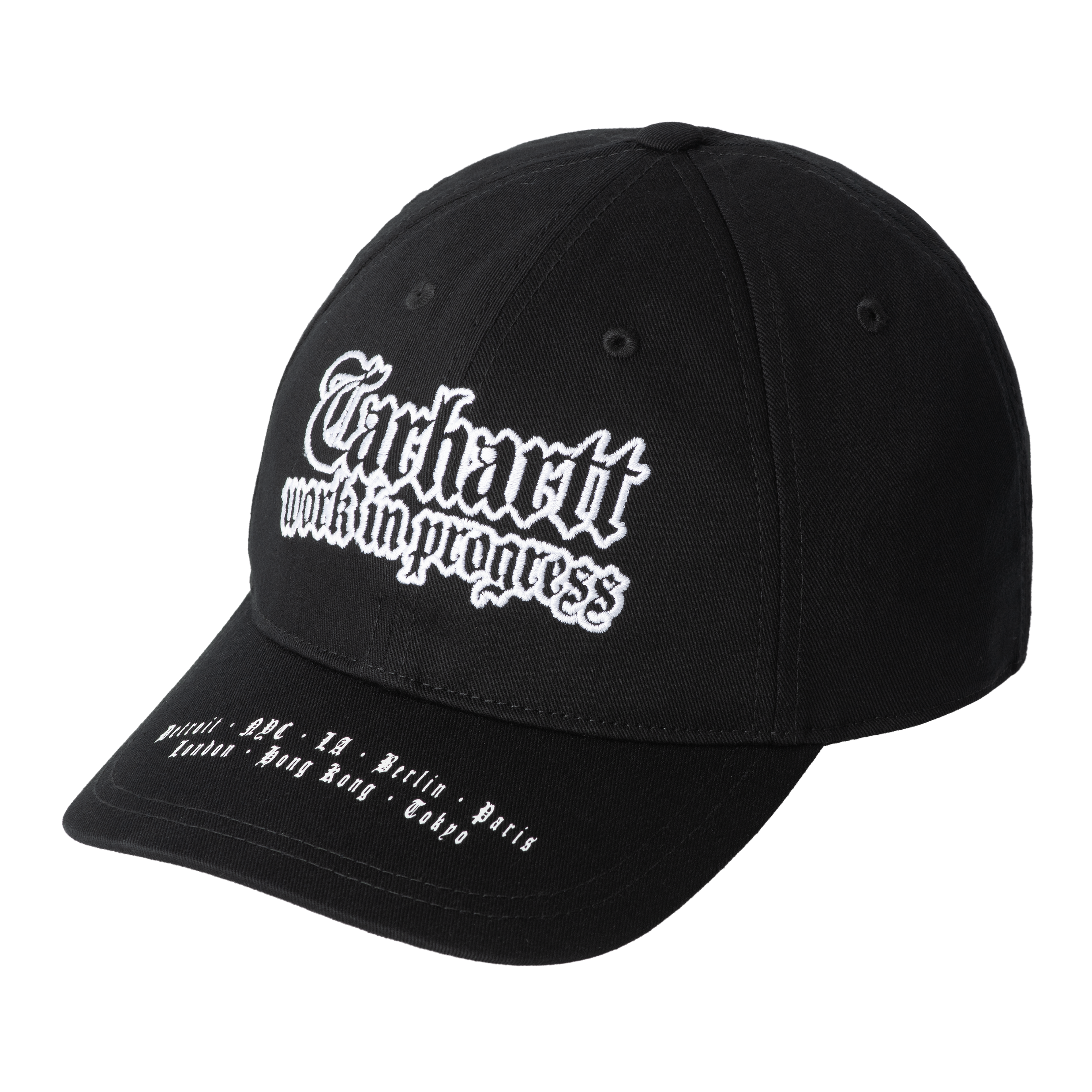 Carhartt WIP World Tour Cap, Black / White | Official Online Store
