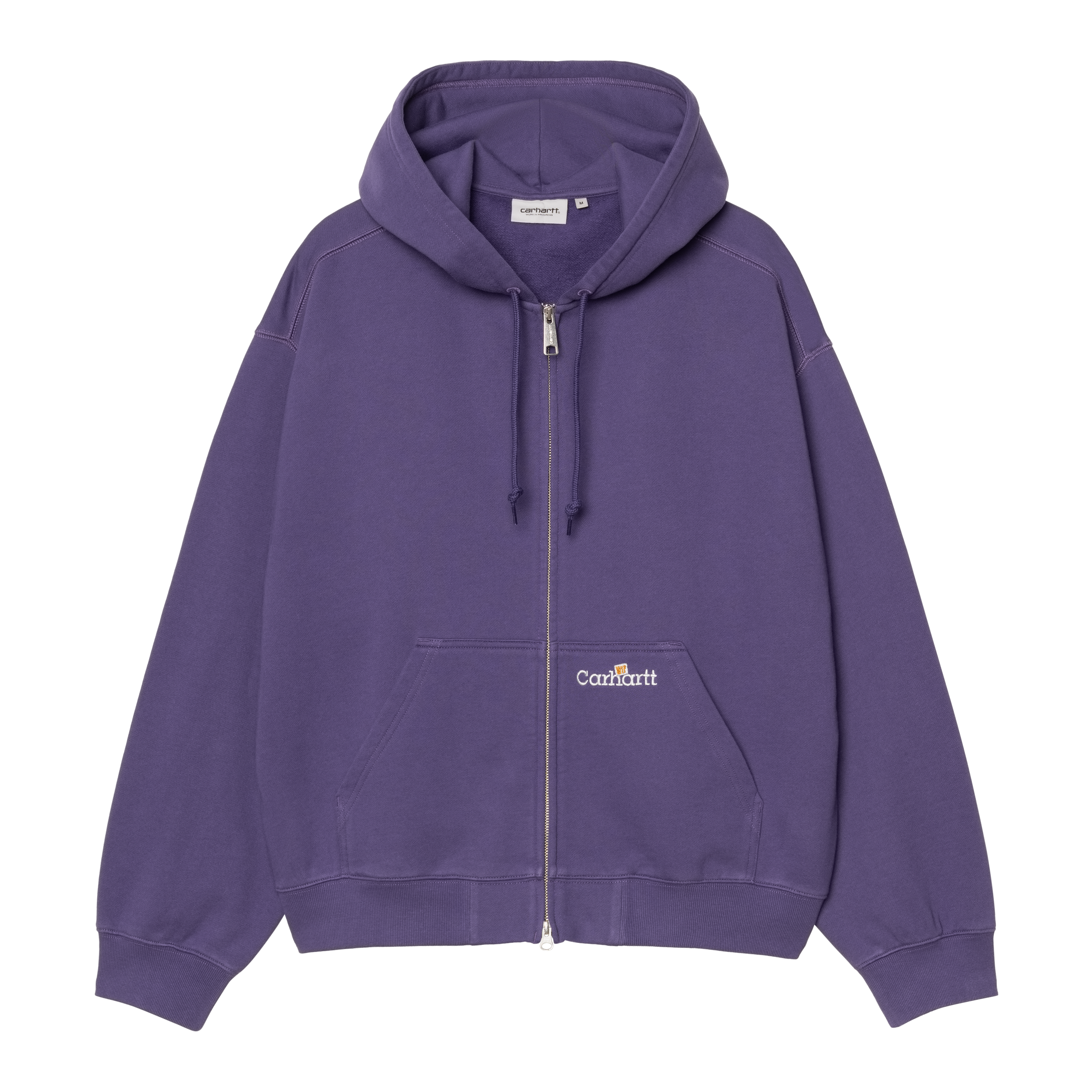 Carhartt WIP Hooded WIP Label Sweat Jacket, Calla | Official
