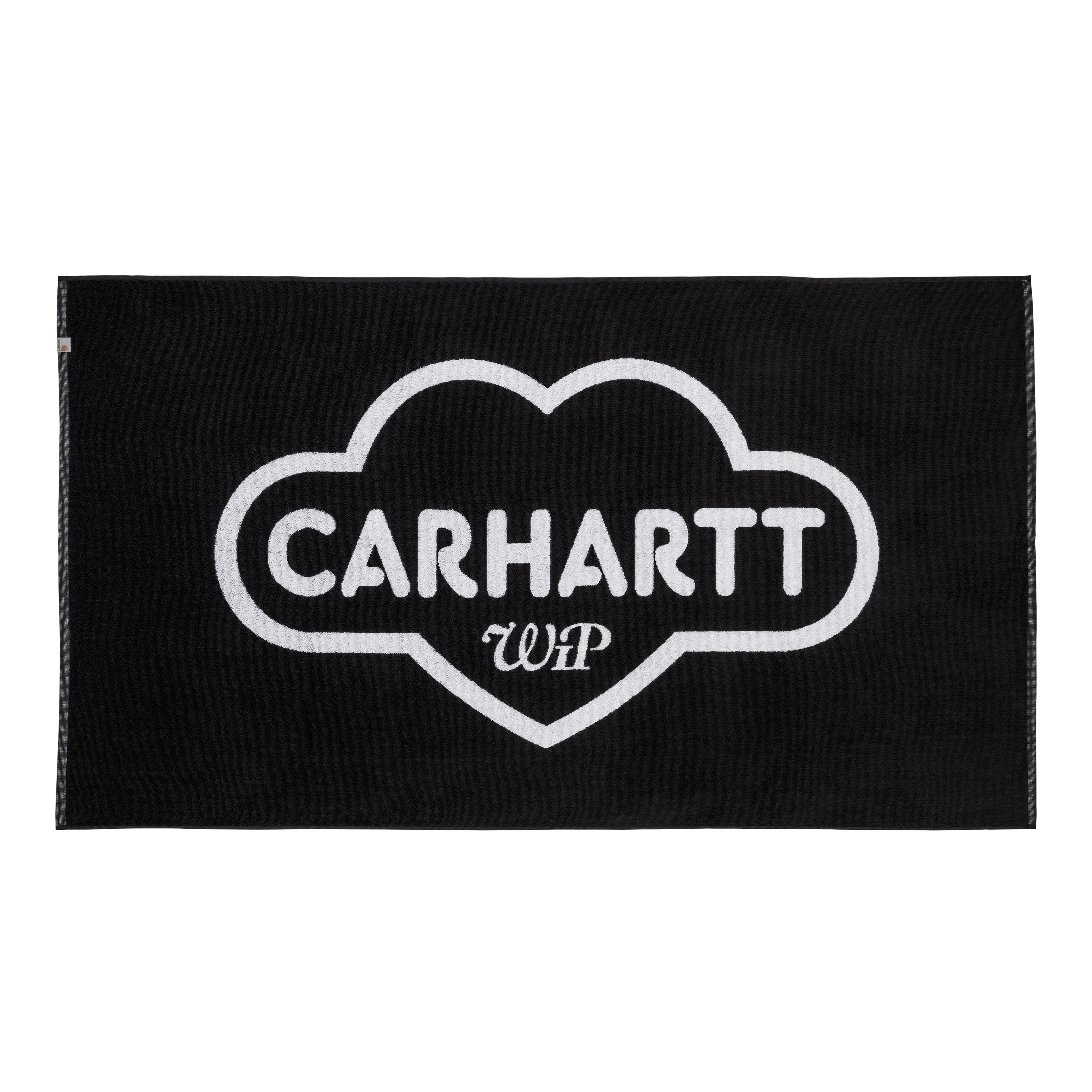 Carhartt WIP Cloud Heart Towel, Black / White | Official Online Store