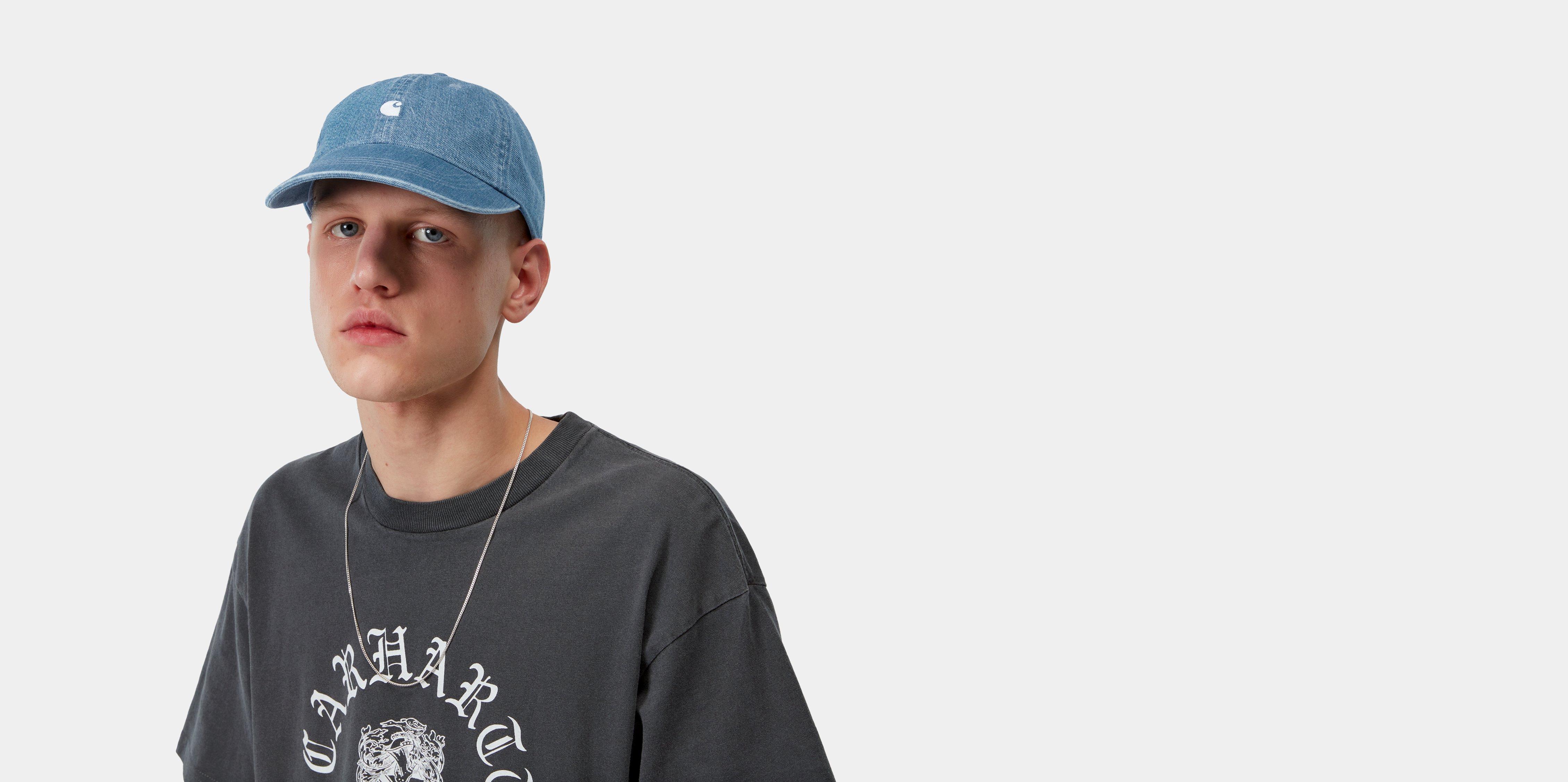 Carhartt WIP Lucas Cap Blue bleached