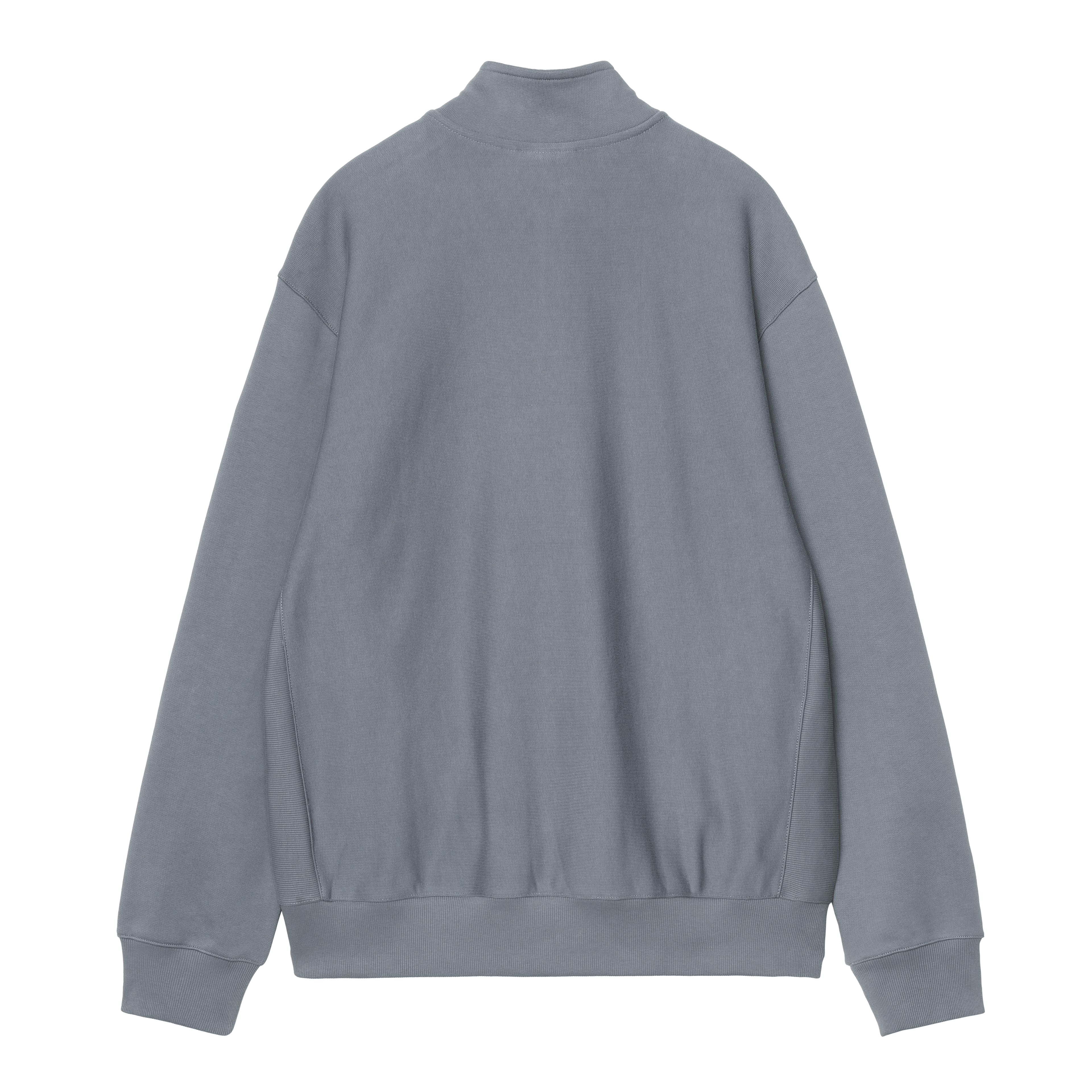 Carhartt WIP Longhand Half Zip Sweatshirt, Cozy Blue / White