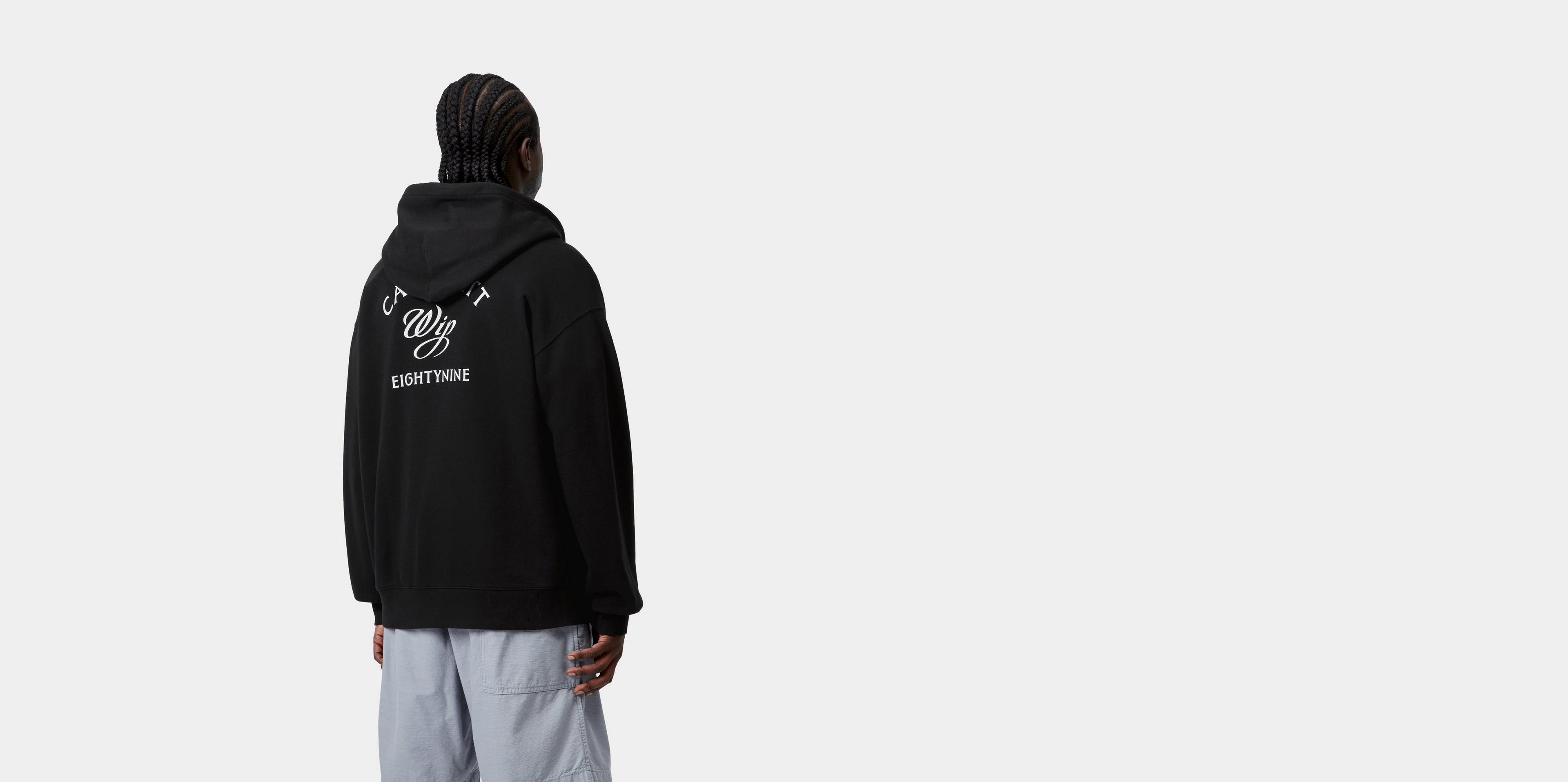 Carhartt WIP Hooded Eightynine Sweat Jacket, Black | Official