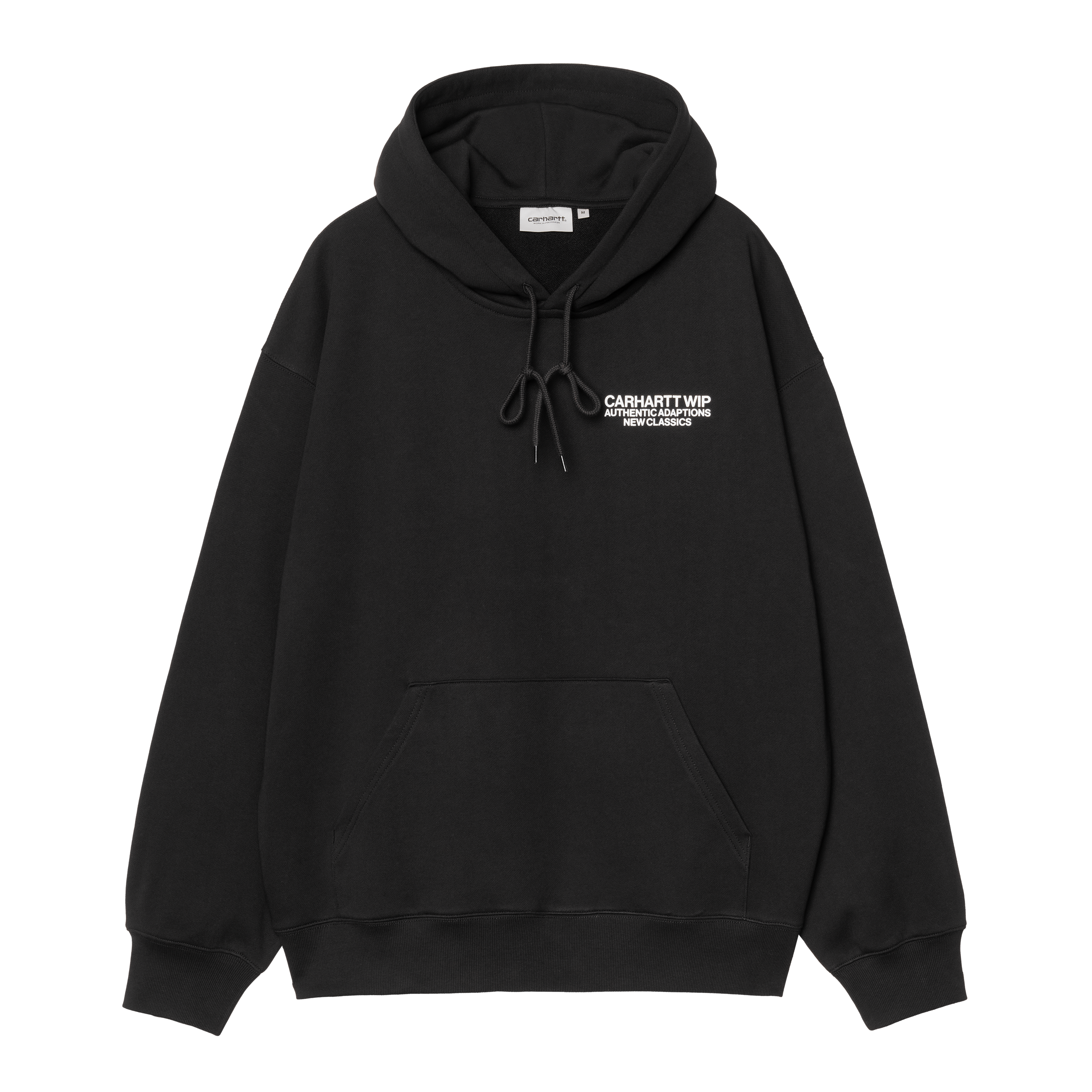 Carhartt WIP Hooded WIP Label Sweat Jacket, Black | Official