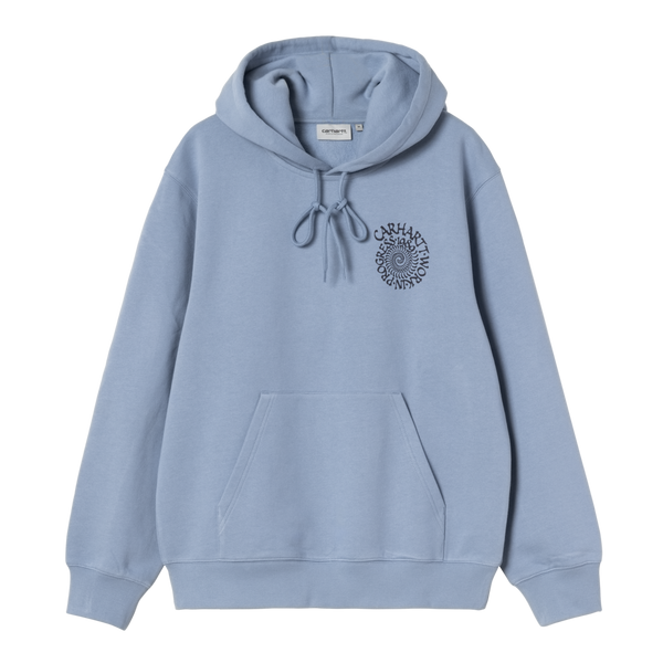 Hooded Spiral Sweatshirt Gentle Blue