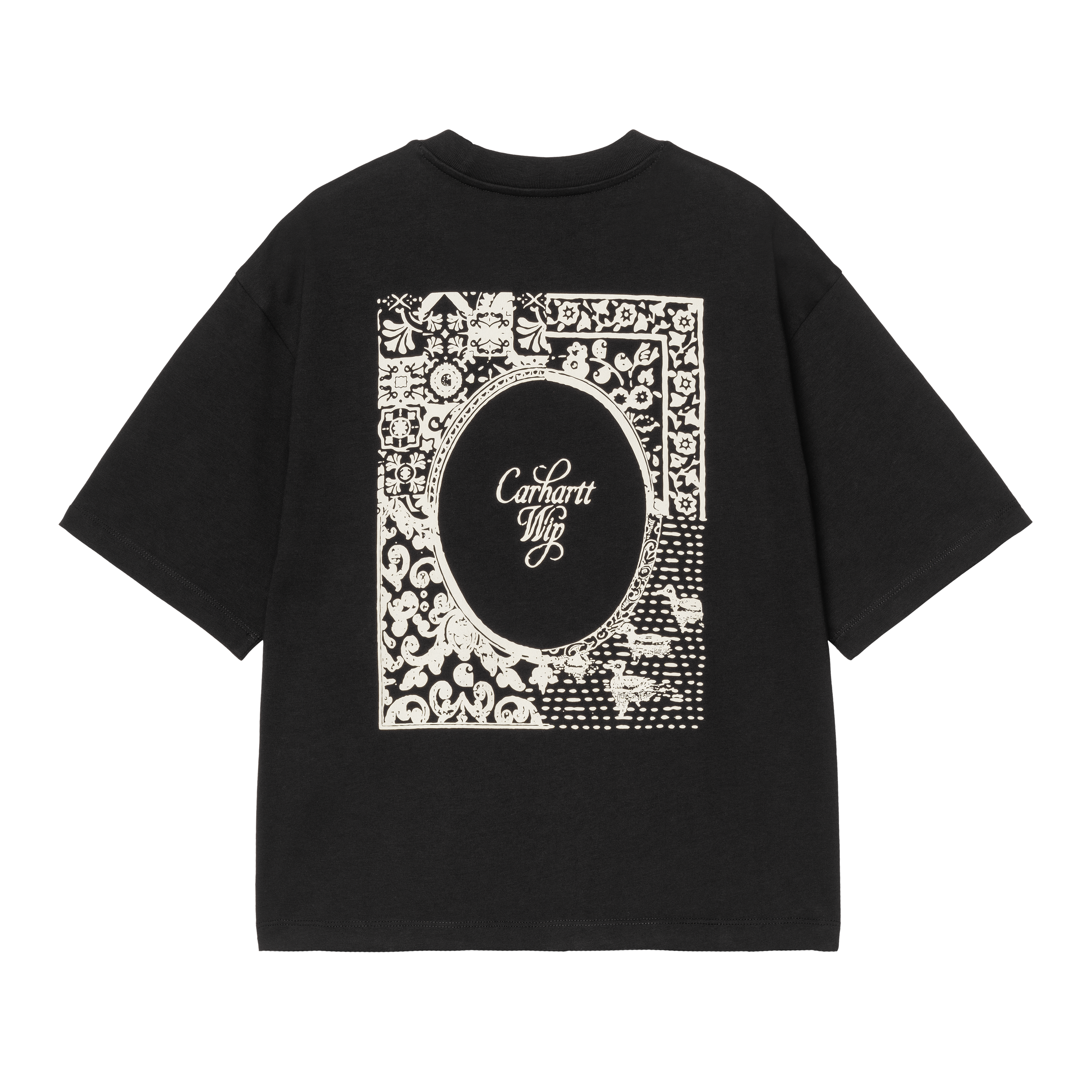 Carhartt WIP Women's S/S Michigan Shirt, Kander Check, Black