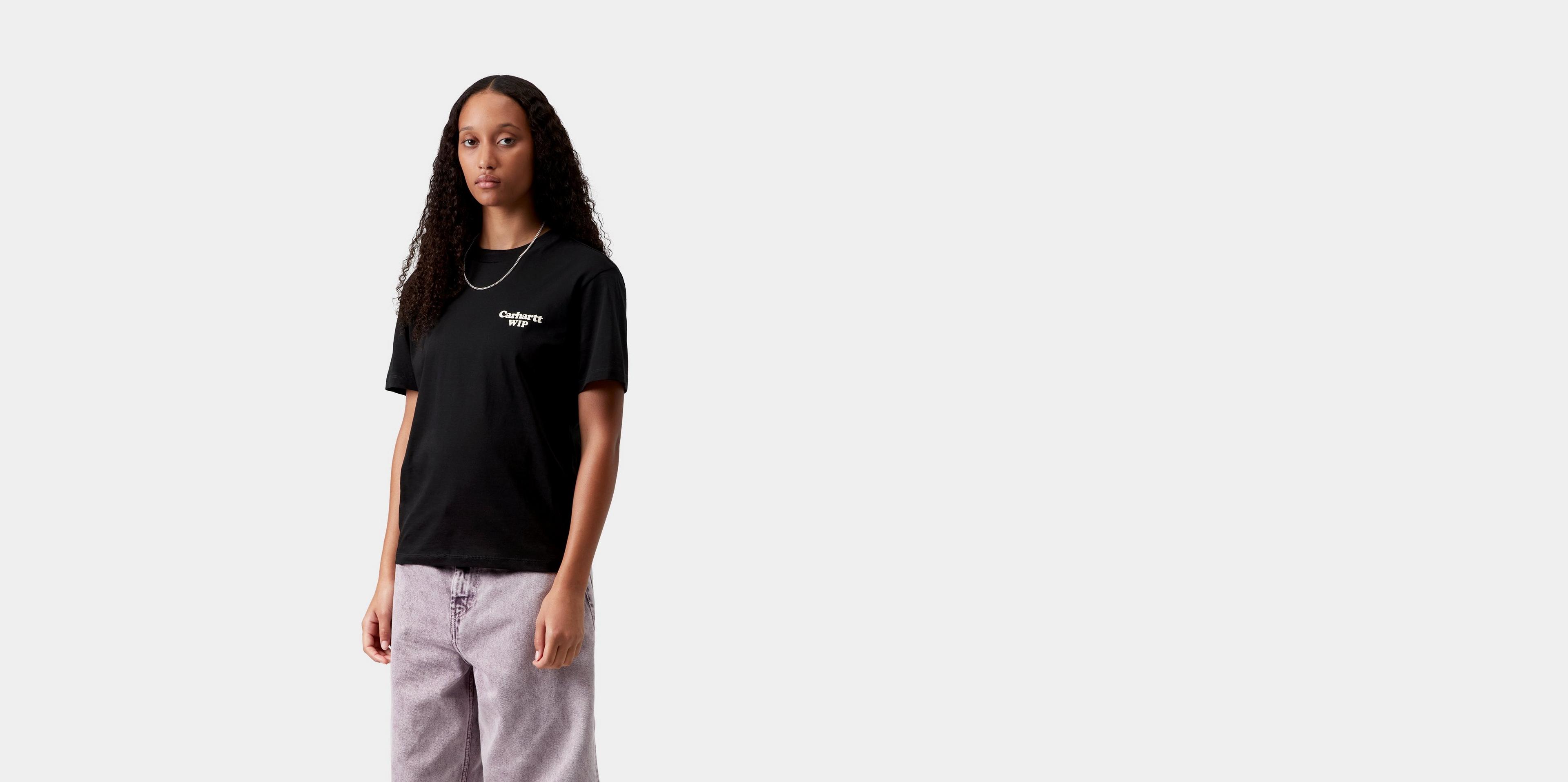 Carhartt WIP Women's S/S Spoiled T-Shirt, Black | Official Online