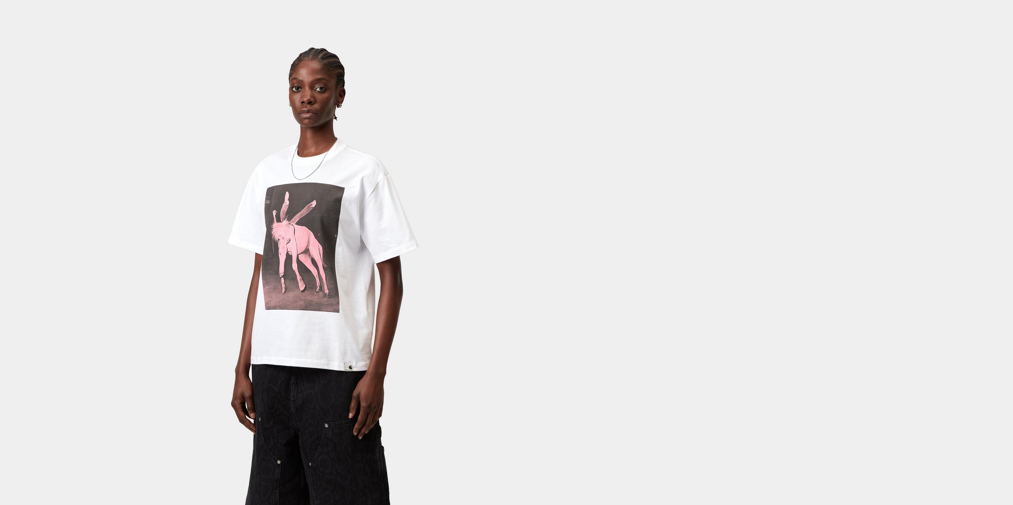 Carhartt WIP Women's S/S Sean Hamilton T-Shirt, White | Official