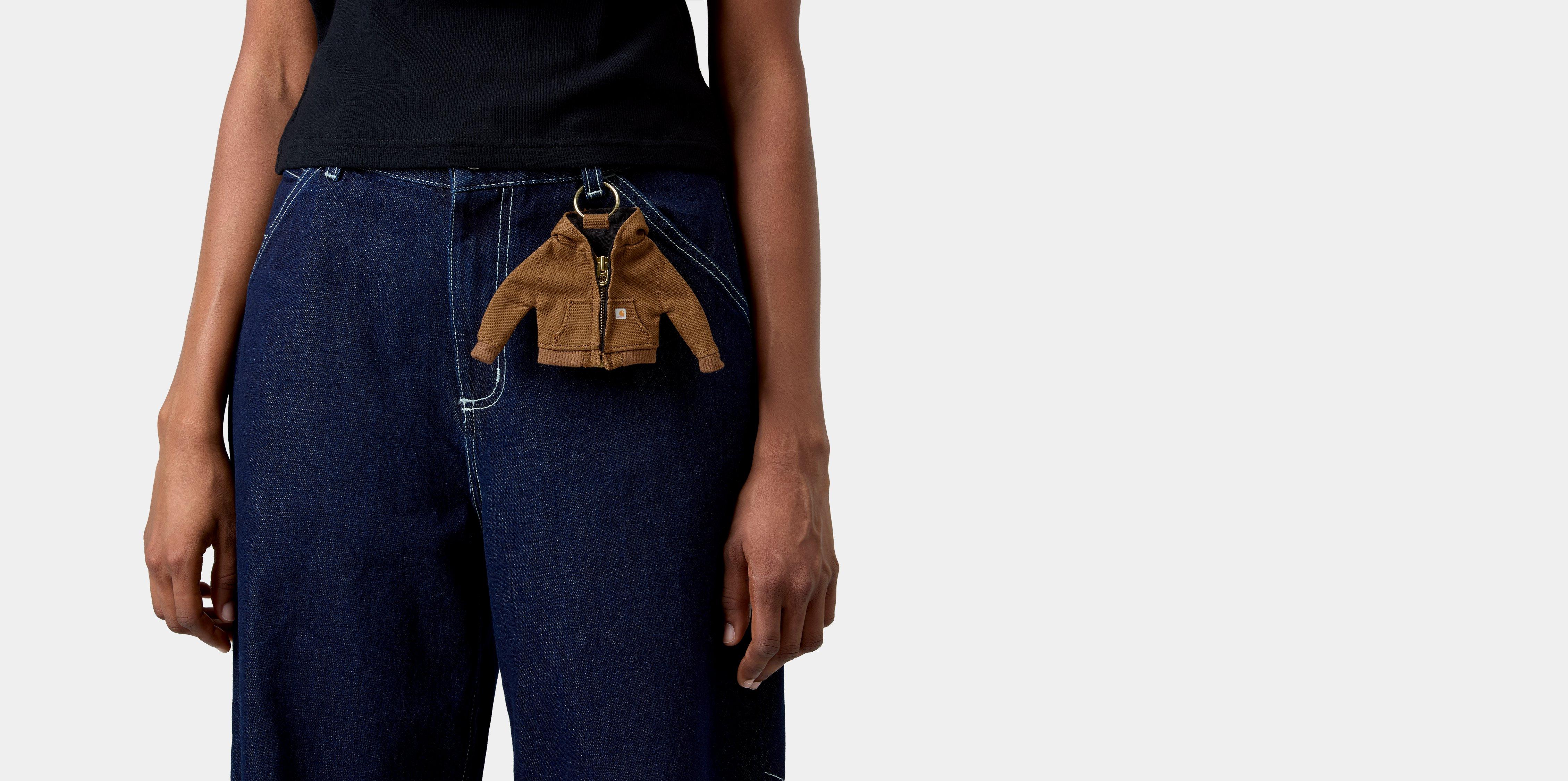 Carhartt WIP Mini Active Jacket Keychain Hamilton Brown
