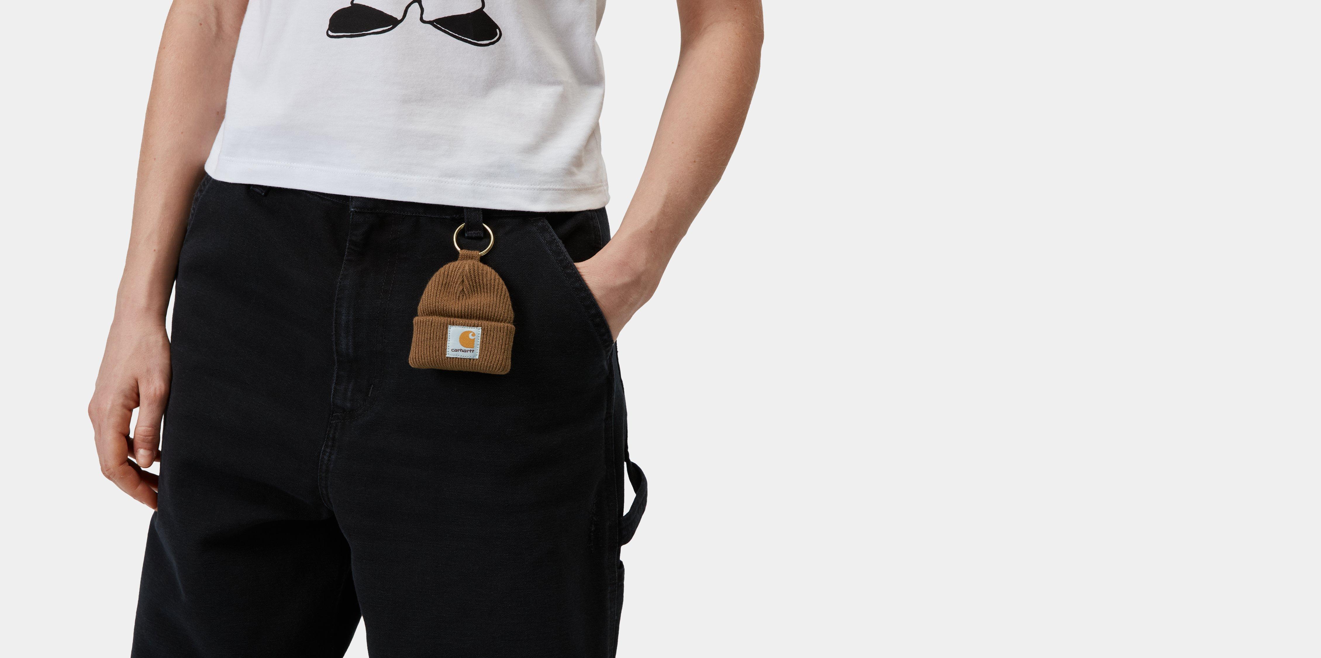 Carhartt WIP Mini Watch Hat Keychain Hamilton Brown