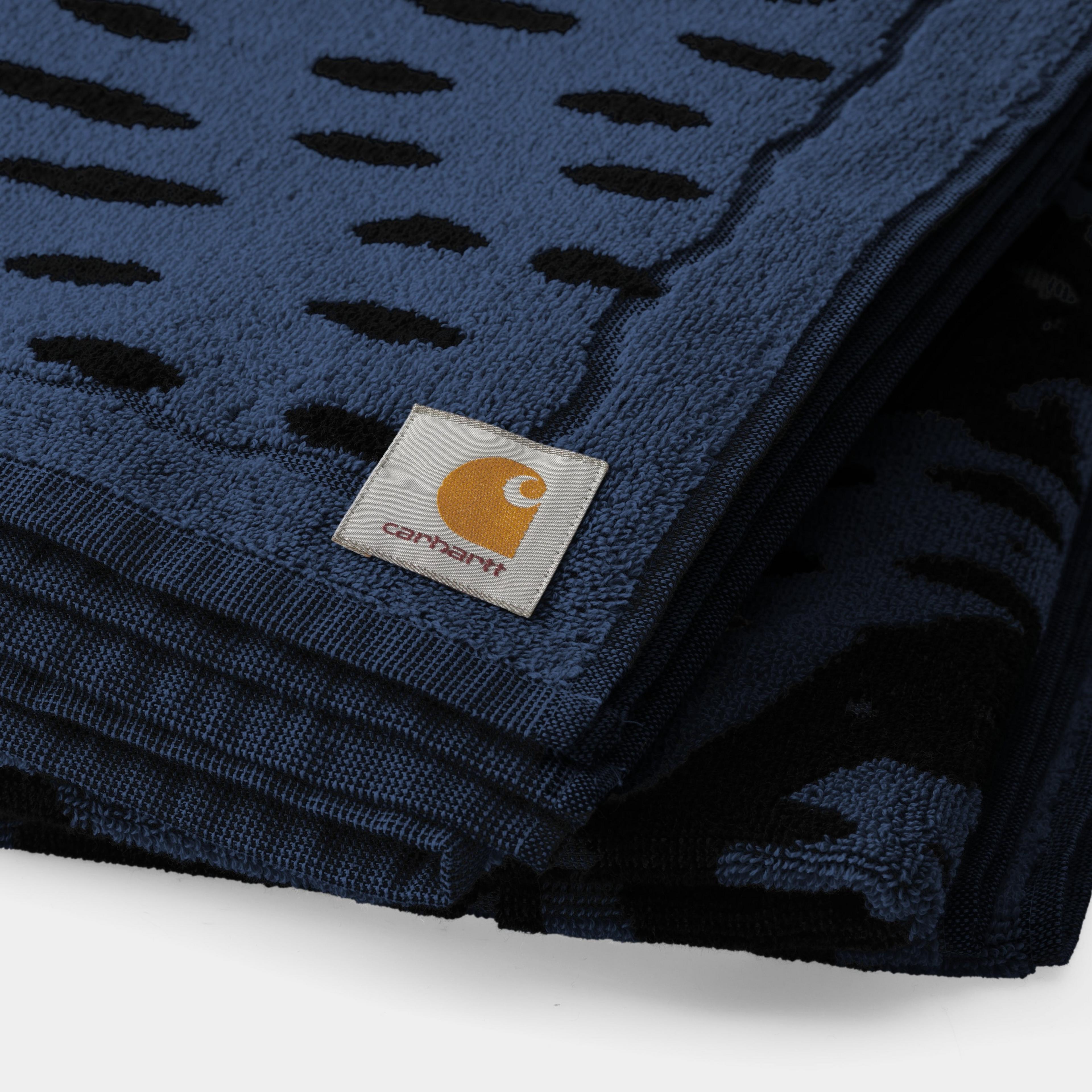 Carhartt WIP Vestige Beach Towel Blanket, Vestige, Blue | Official