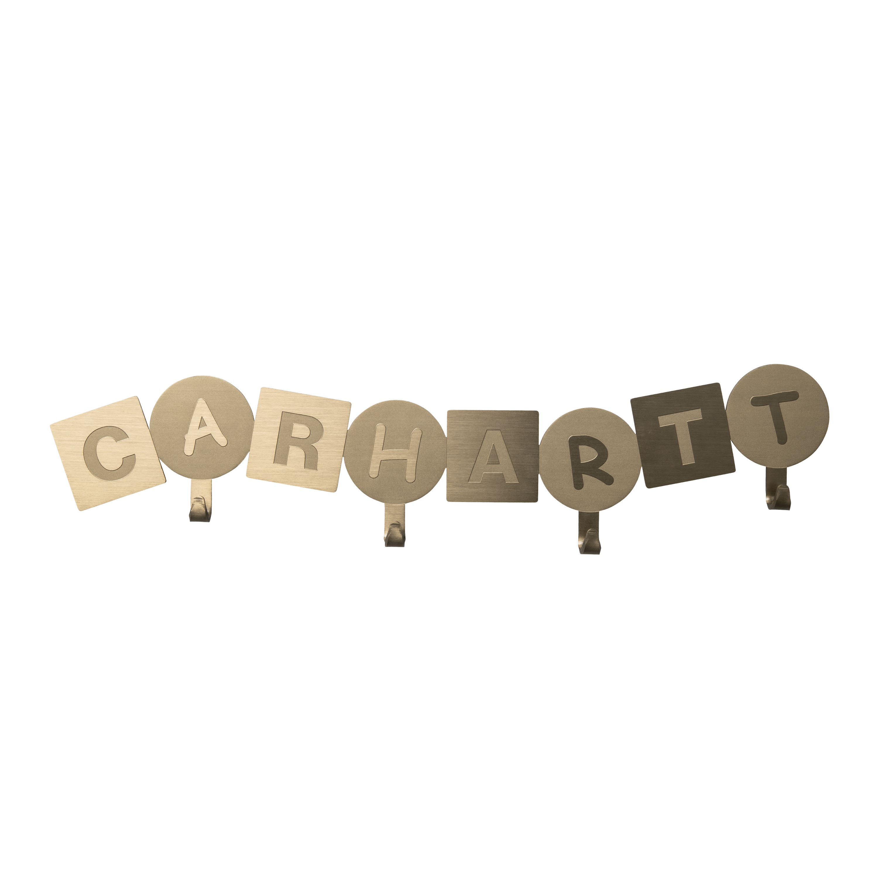 Carhartt WIP ABC Wall Coat Hanger Gold | yellow