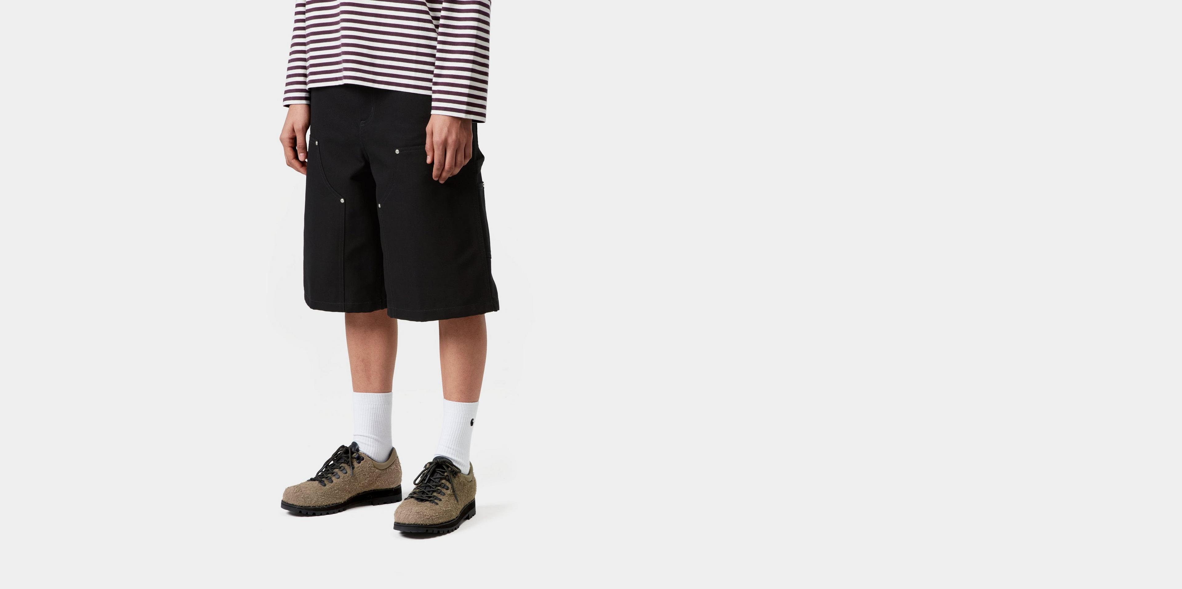 Carhartt WIP Women's Nixon Double Knee Short, Black | Official