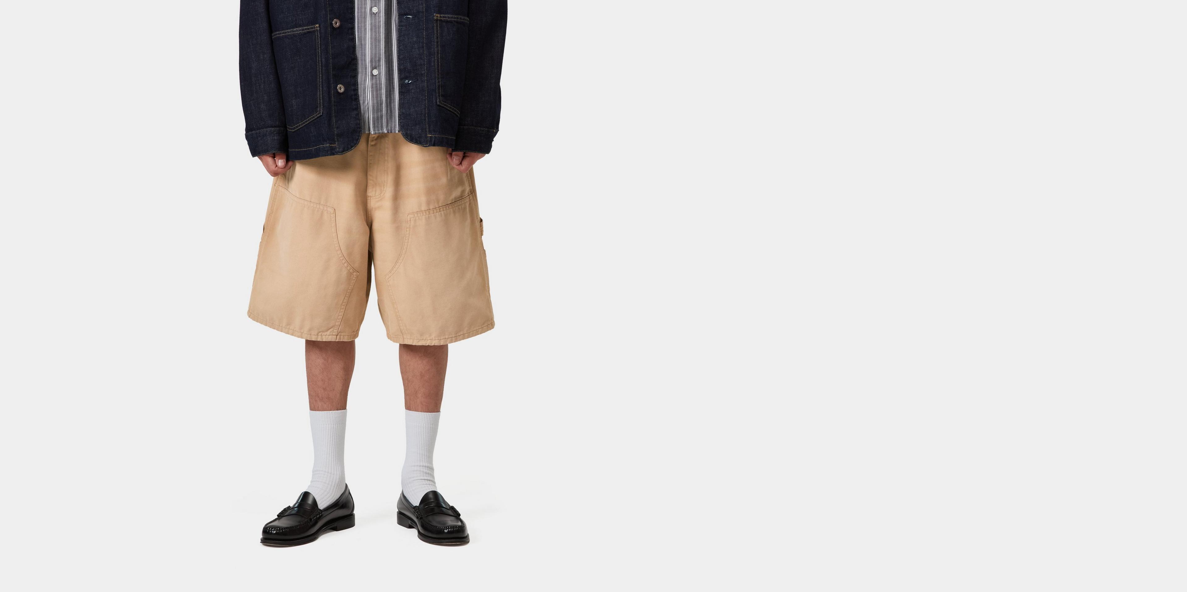 Carhartt WIP Double Knee Short, Dusty H Brown | Official Online Store