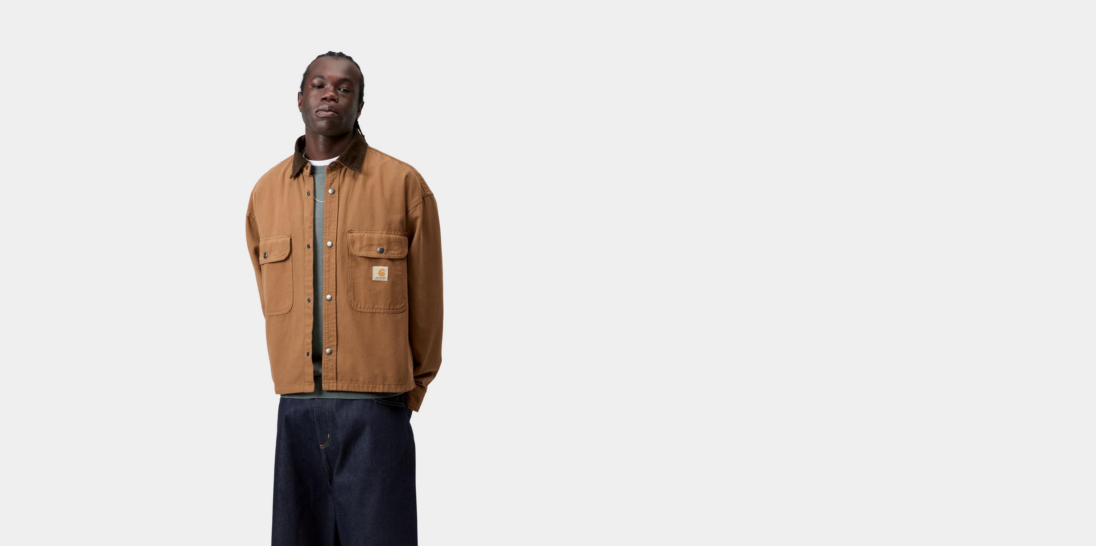 Carhartt WIP Prescott Shirt Jac, Hamilton Brown / Tobacco