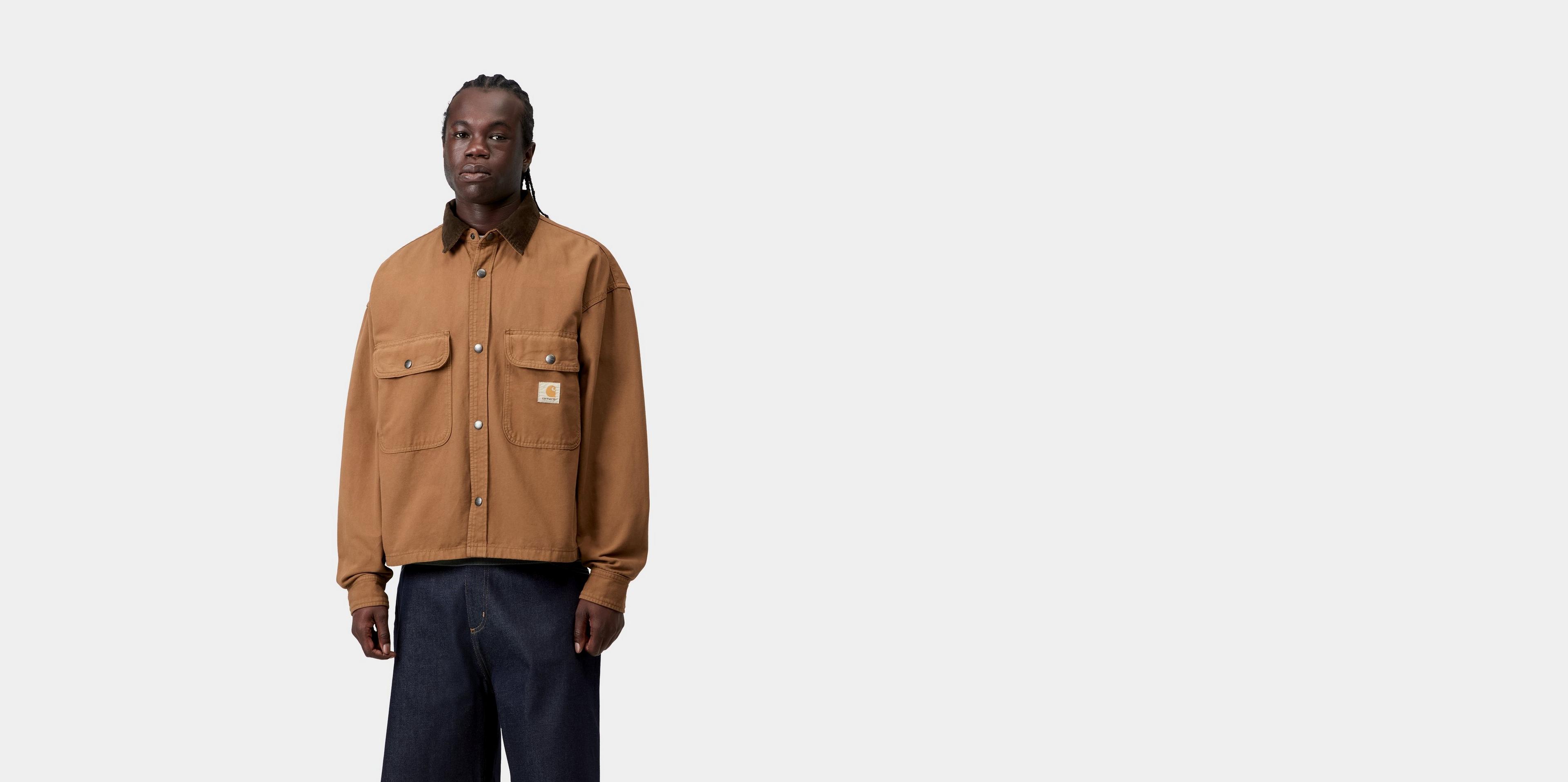 Carhartt WIP Prescott Shirt Jac, Hamilton Brown / Tobacco